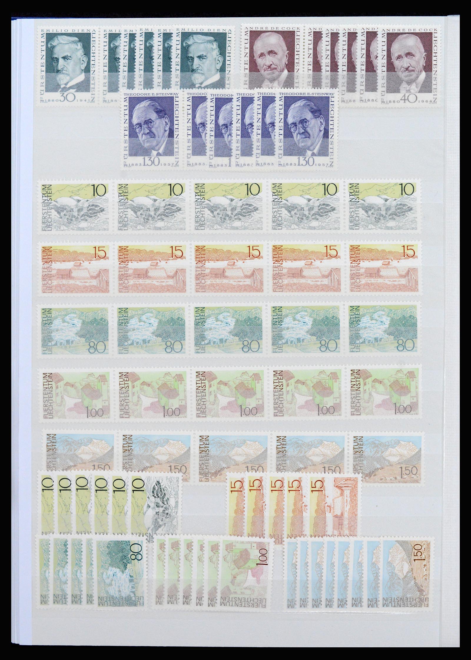 37261 028 - Stamp collection 37261 Liechtenstein 1961-1995.