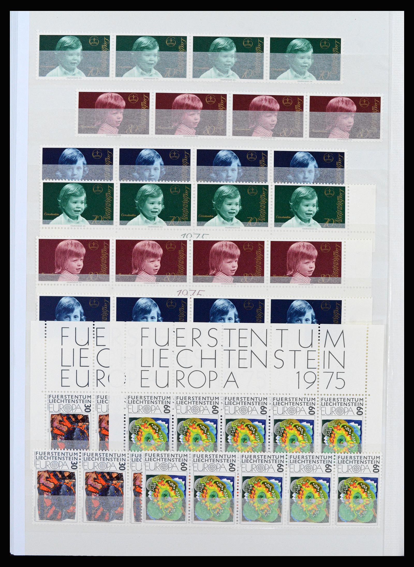 37261 036 - Postzegelverzameling 37261 Liechtenstein 1961-1995.