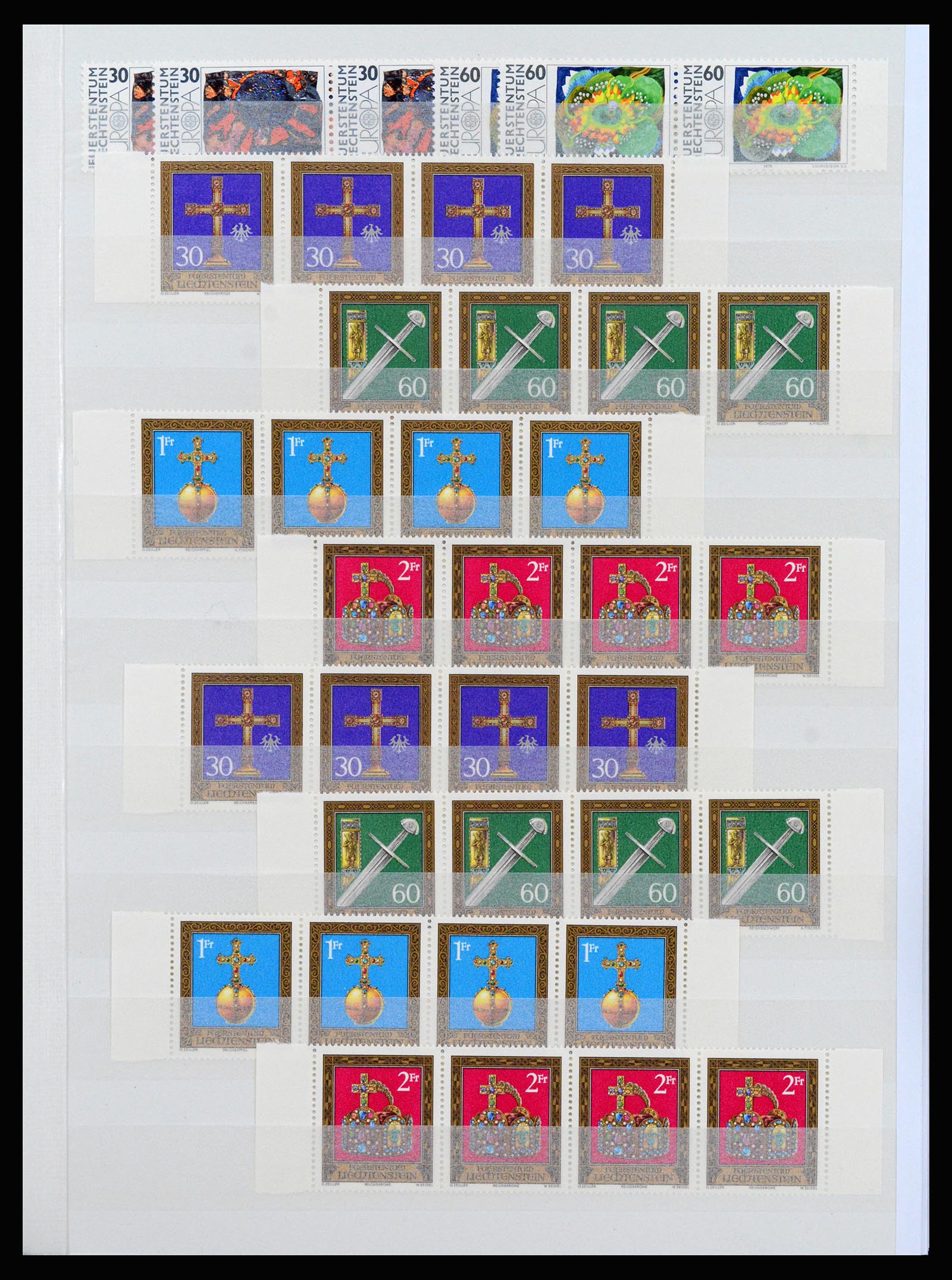 37261 037 - Postzegelverzameling 37261 Liechtenstein 1961-1995.