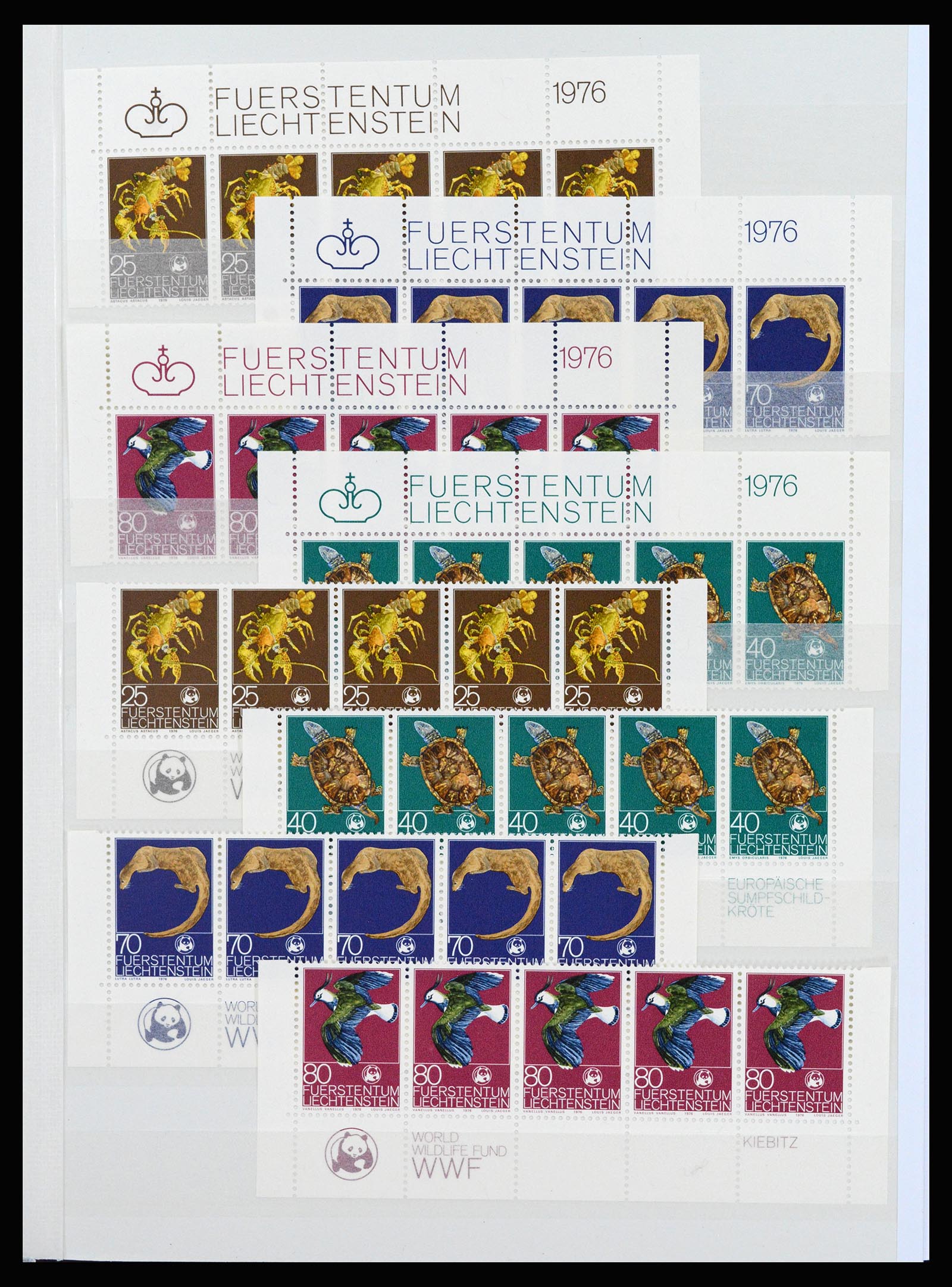 37261 041 - Postzegelverzameling 37261 Liechtenstein 1961-1995.