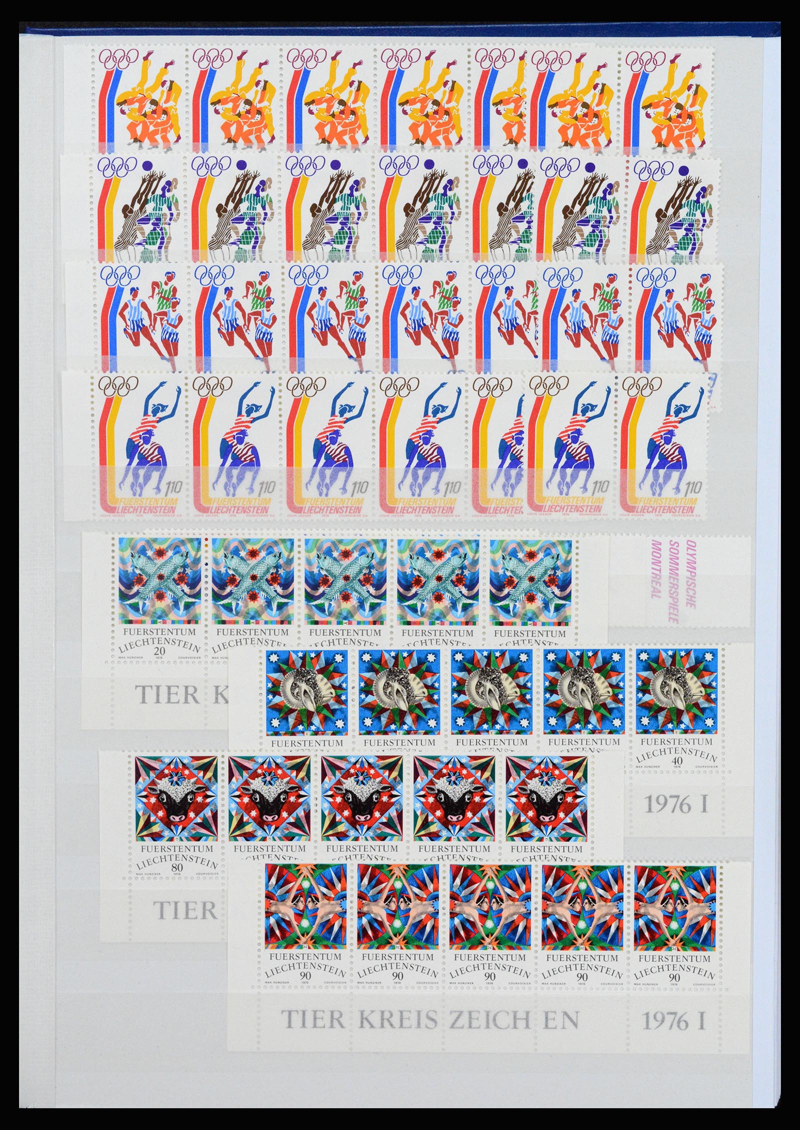 37261 043 - Postzegelverzameling 37261 Liechtenstein 1961-1995.