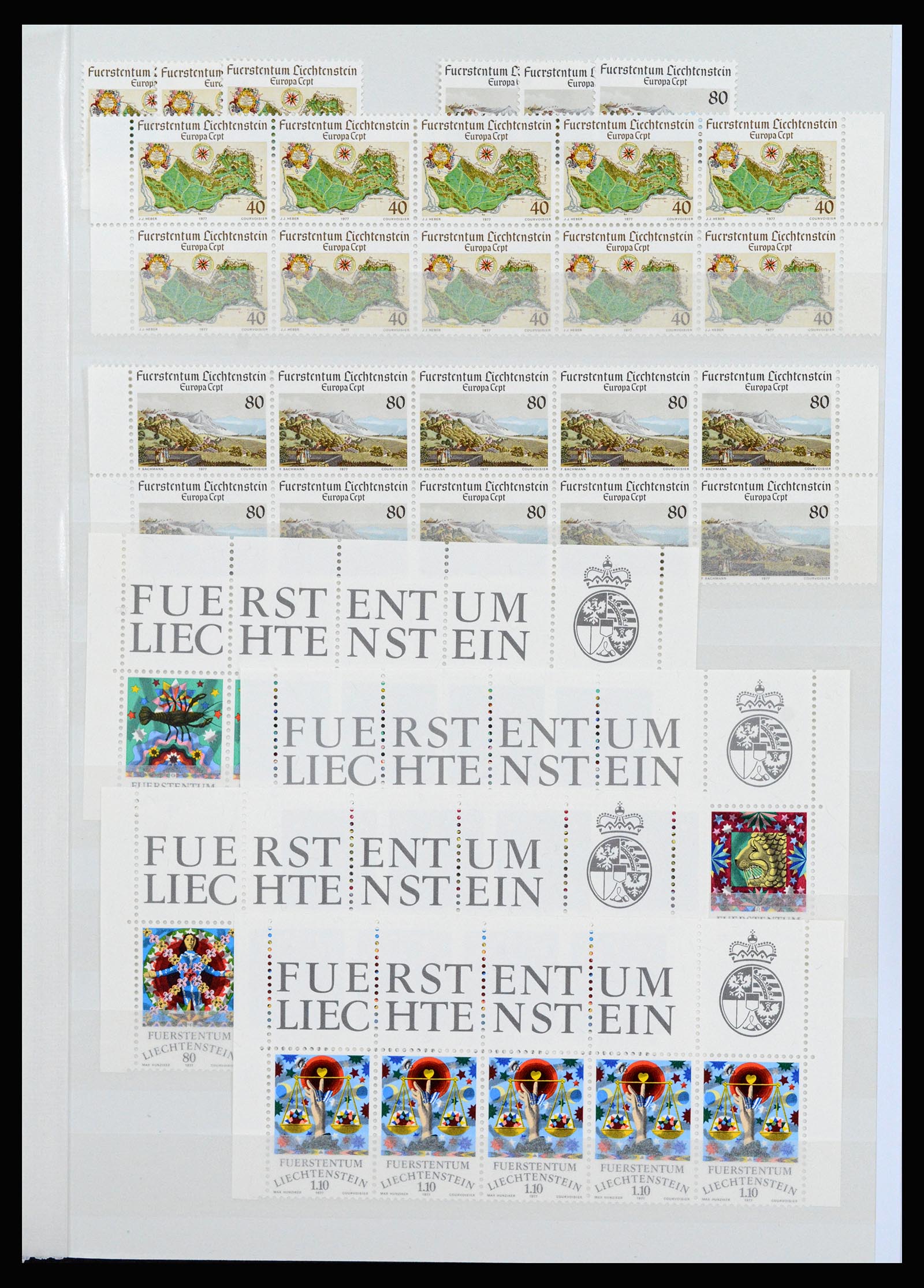 37261 045 - Postzegelverzameling 37261 Liechtenstein 1961-1995.