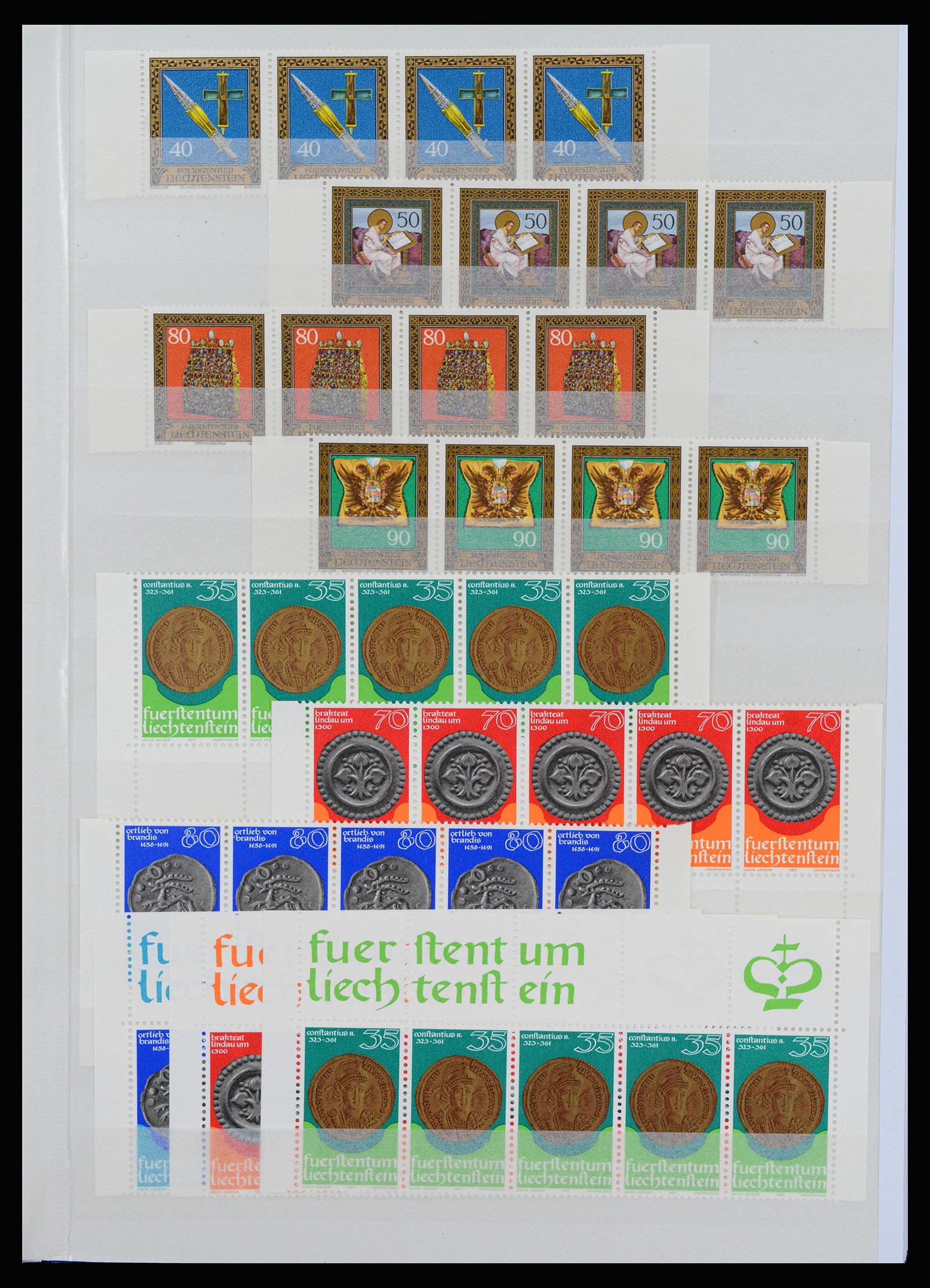 37261 047 - Postzegelverzameling 37261 Liechtenstein 1961-1995.