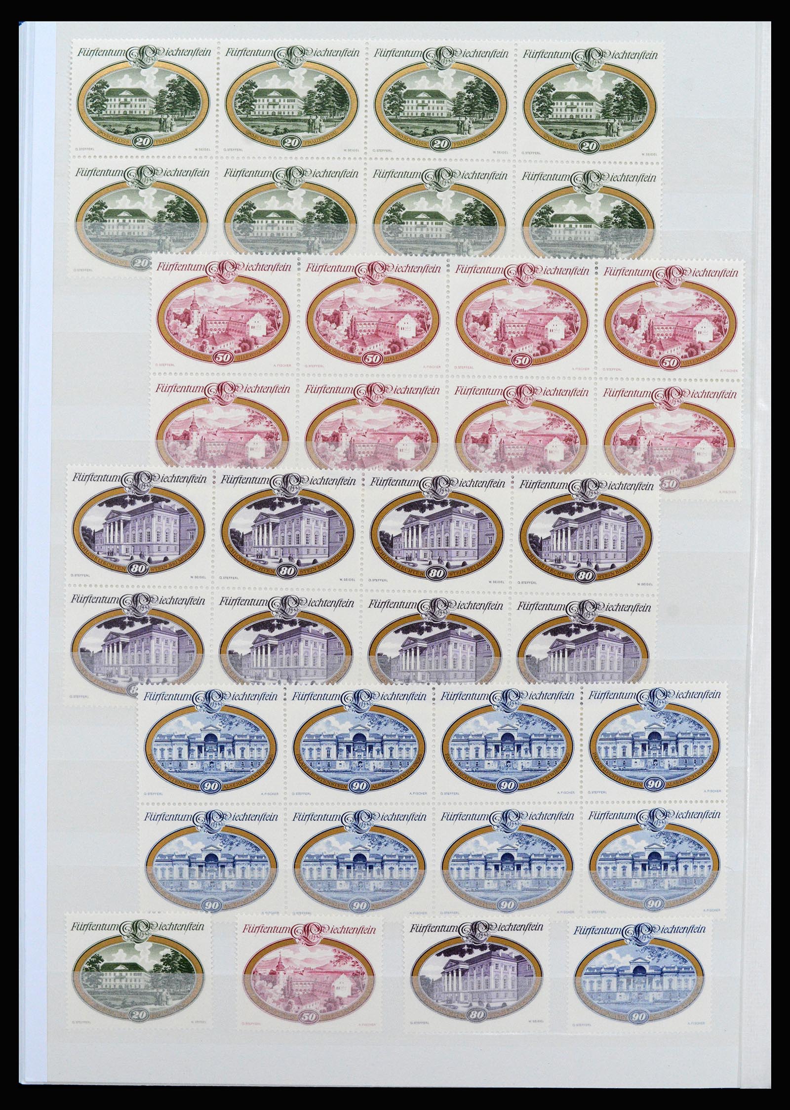 37261 048 - Postzegelverzameling 37261 Liechtenstein 1961-1995.
