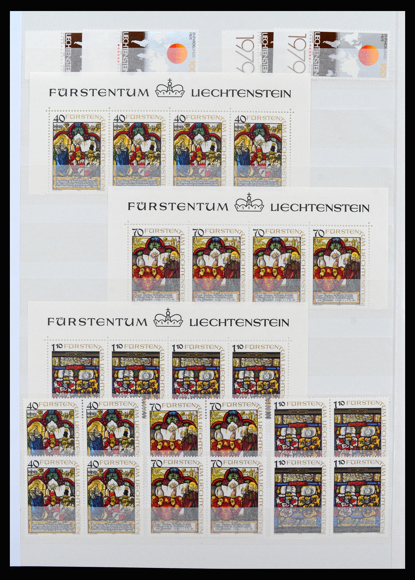 37261 058 - Postzegelverzameling 37261 Liechtenstein 1961-1995.
