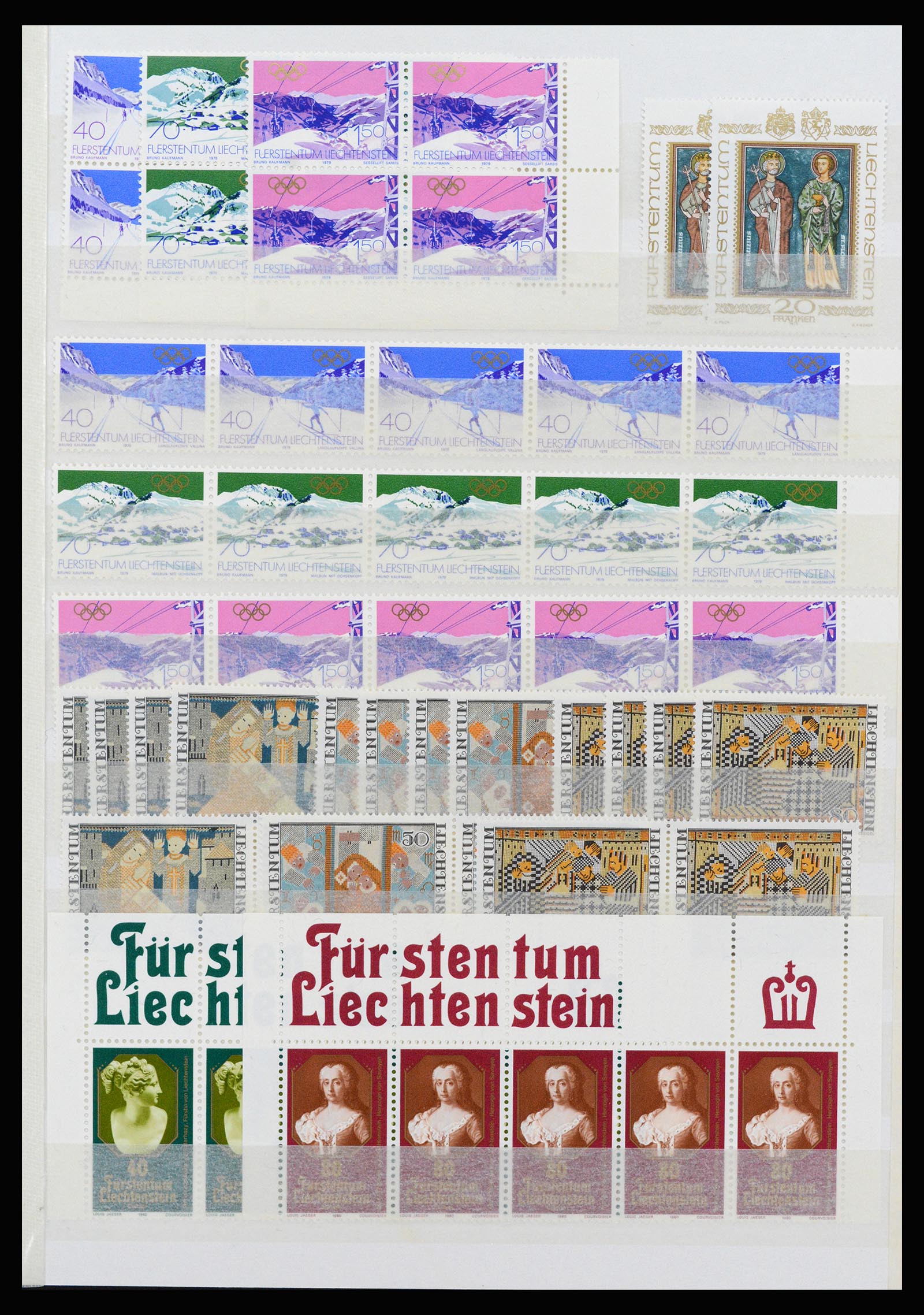 37261 059 - Postzegelverzameling 37261 Liechtenstein 1961-1995.