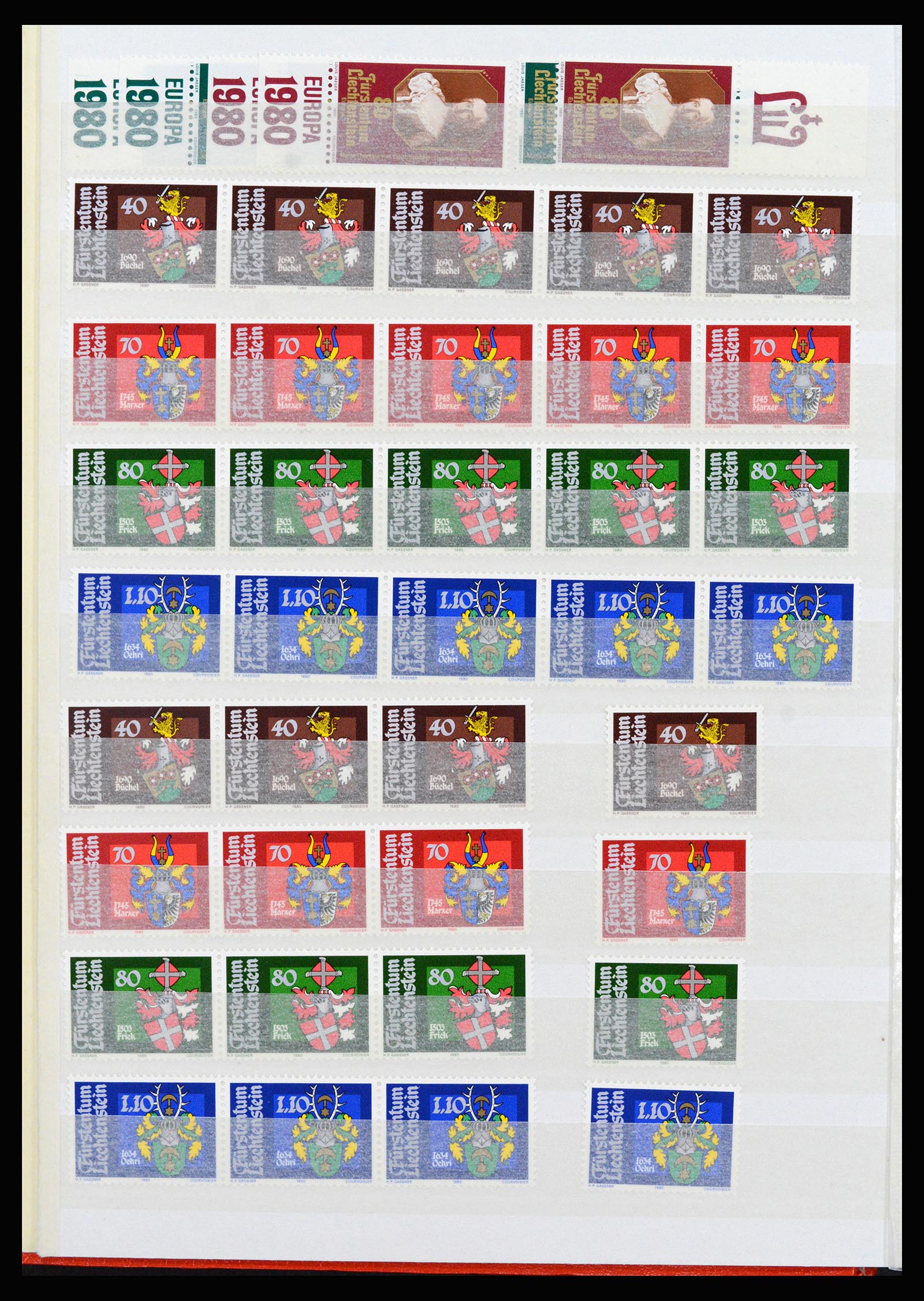 37261 060 - Postzegelverzameling 37261 Liechtenstein 1961-1995.