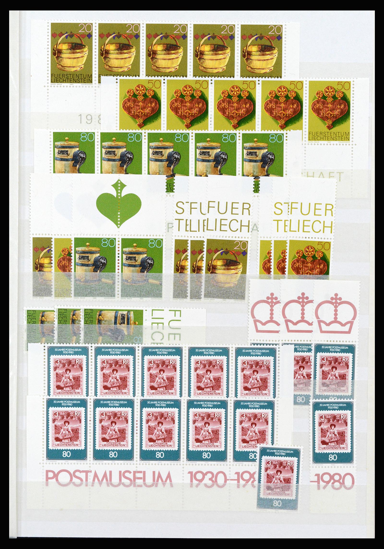 37261 061 - Postzegelverzameling 37261 Liechtenstein 1961-1995.