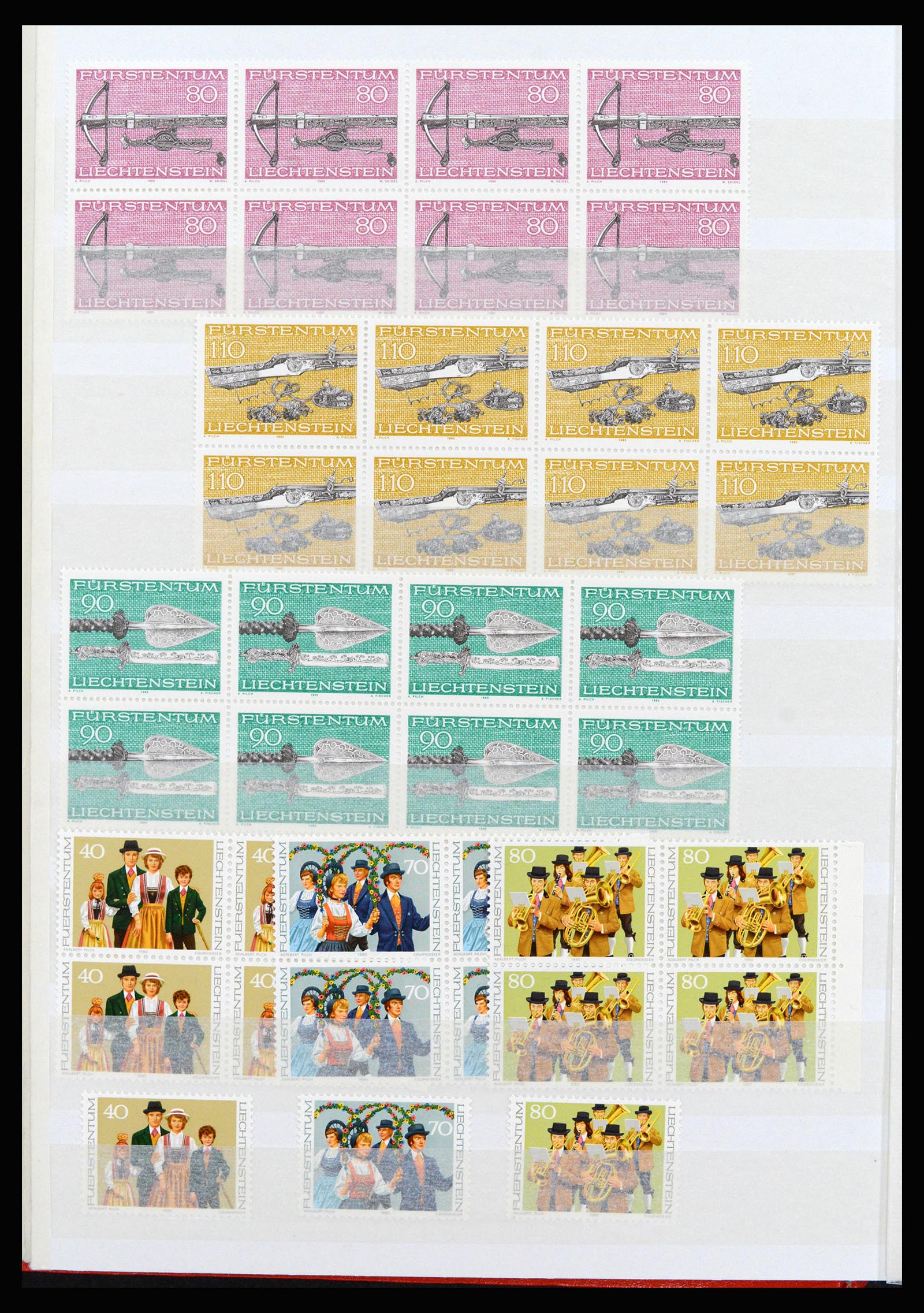 37261 062 - Postzegelverzameling 37261 Liechtenstein 1961-1995.