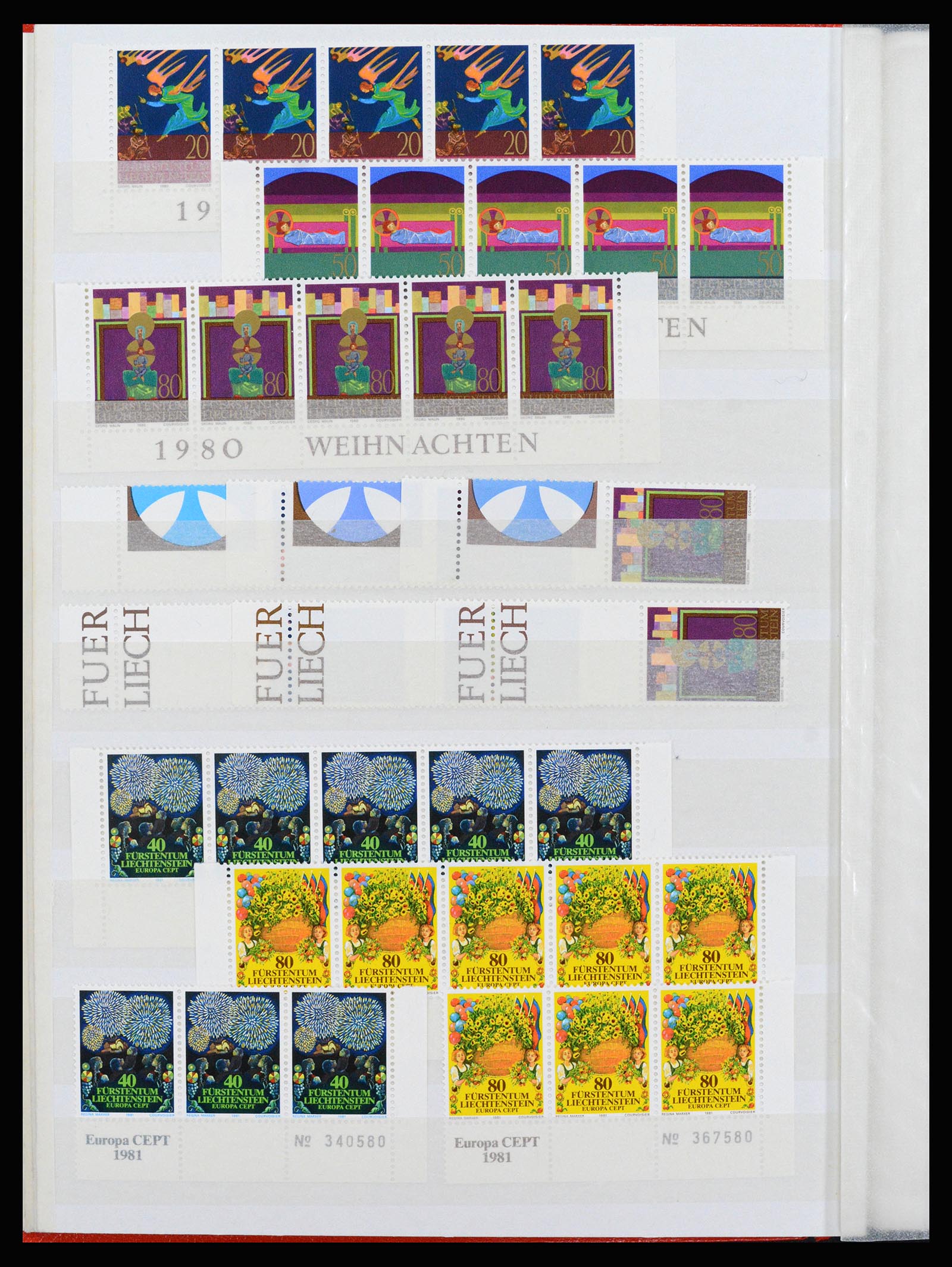 37261 064 - Postzegelverzameling 37261 Liechtenstein 1961-1995.