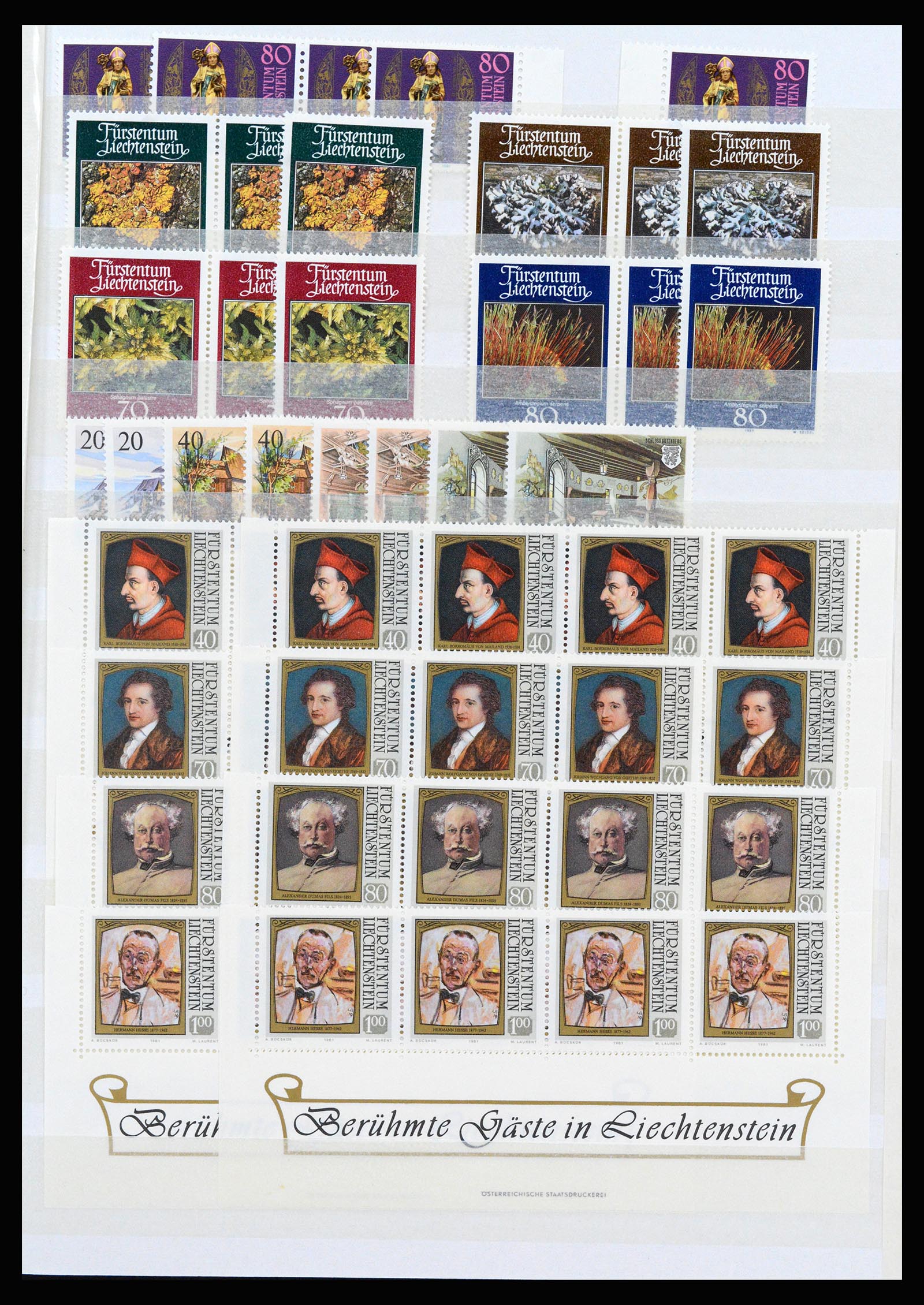 37261 067 - Postzegelverzameling 37261 Liechtenstein 1961-1995.