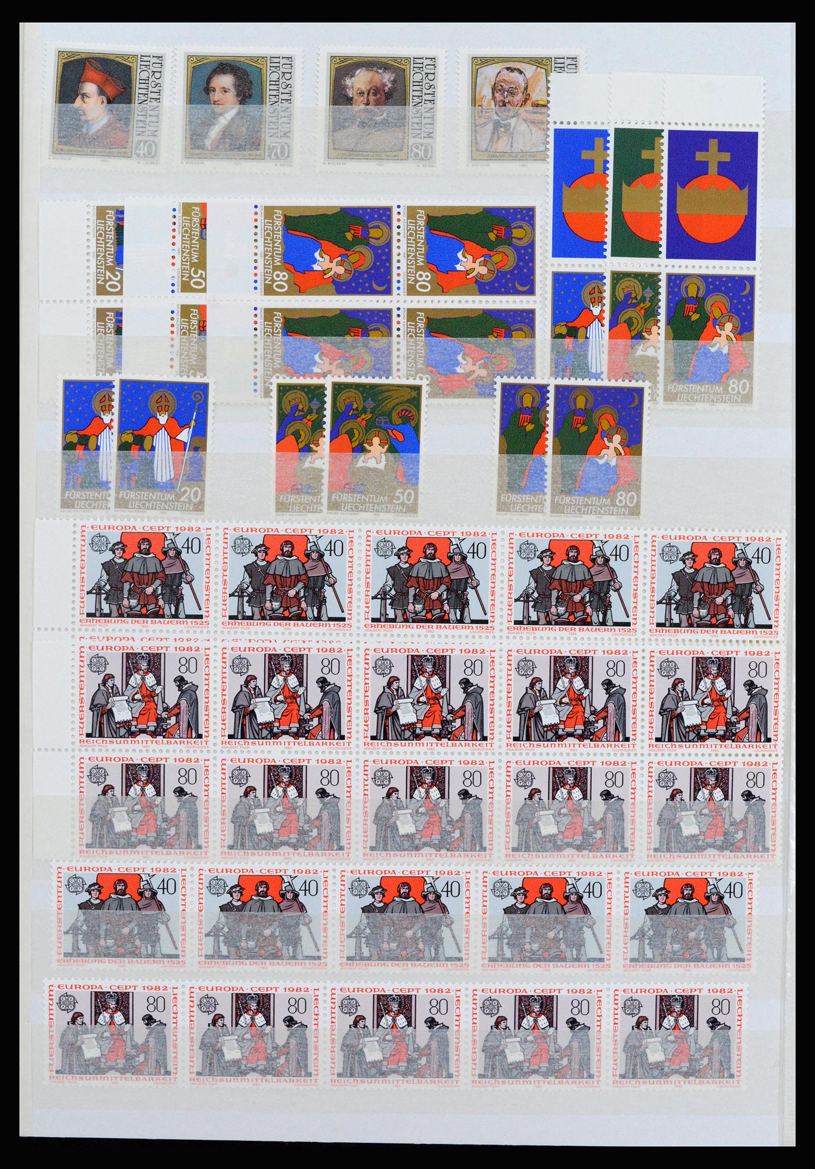 37261 068 - Postzegelverzameling 37261 Liechtenstein 1961-1995.