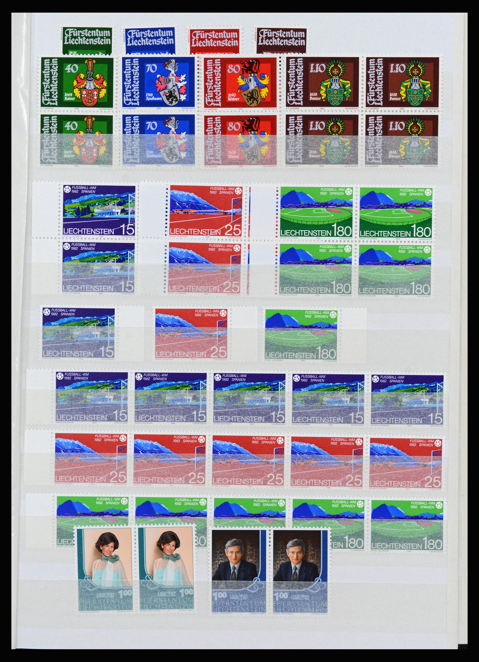 37261 069 - Postzegelverzameling 37261 Liechtenstein 1961-1995.