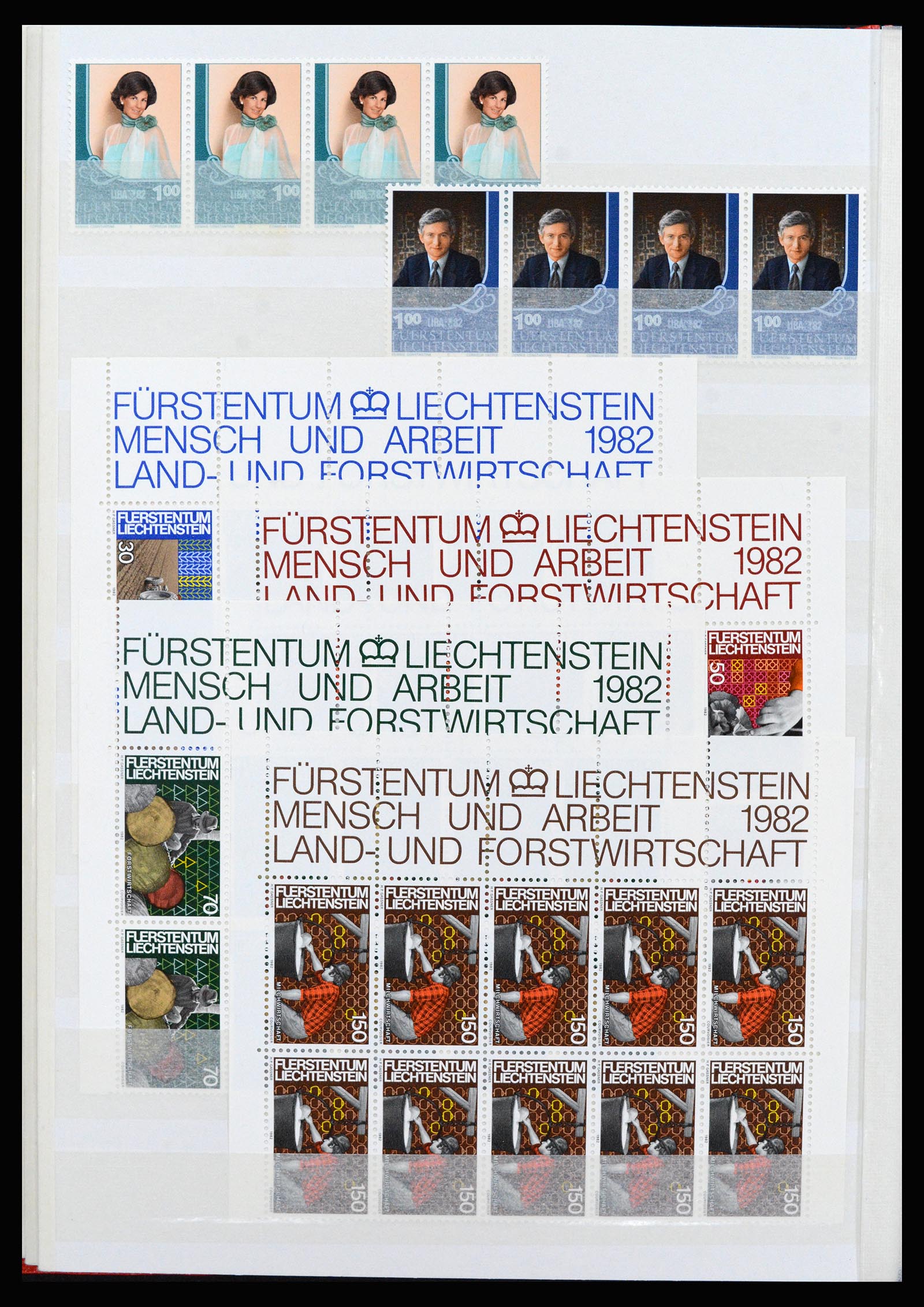 37261 070 - Postzegelverzameling 37261 Liechtenstein 1961-1995.