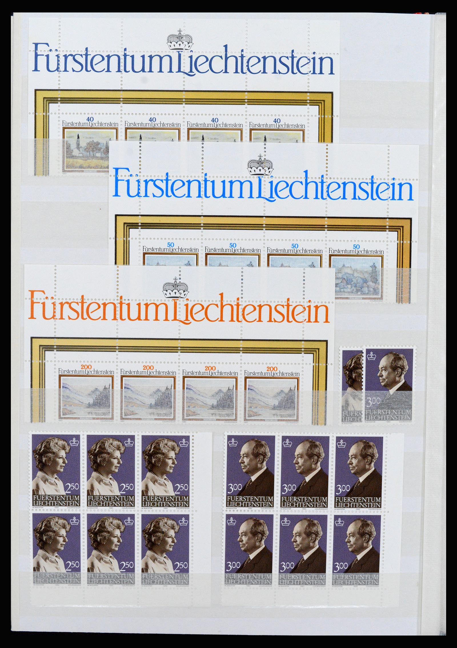 37261 074 - Postzegelverzameling 37261 Liechtenstein 1961-1995.