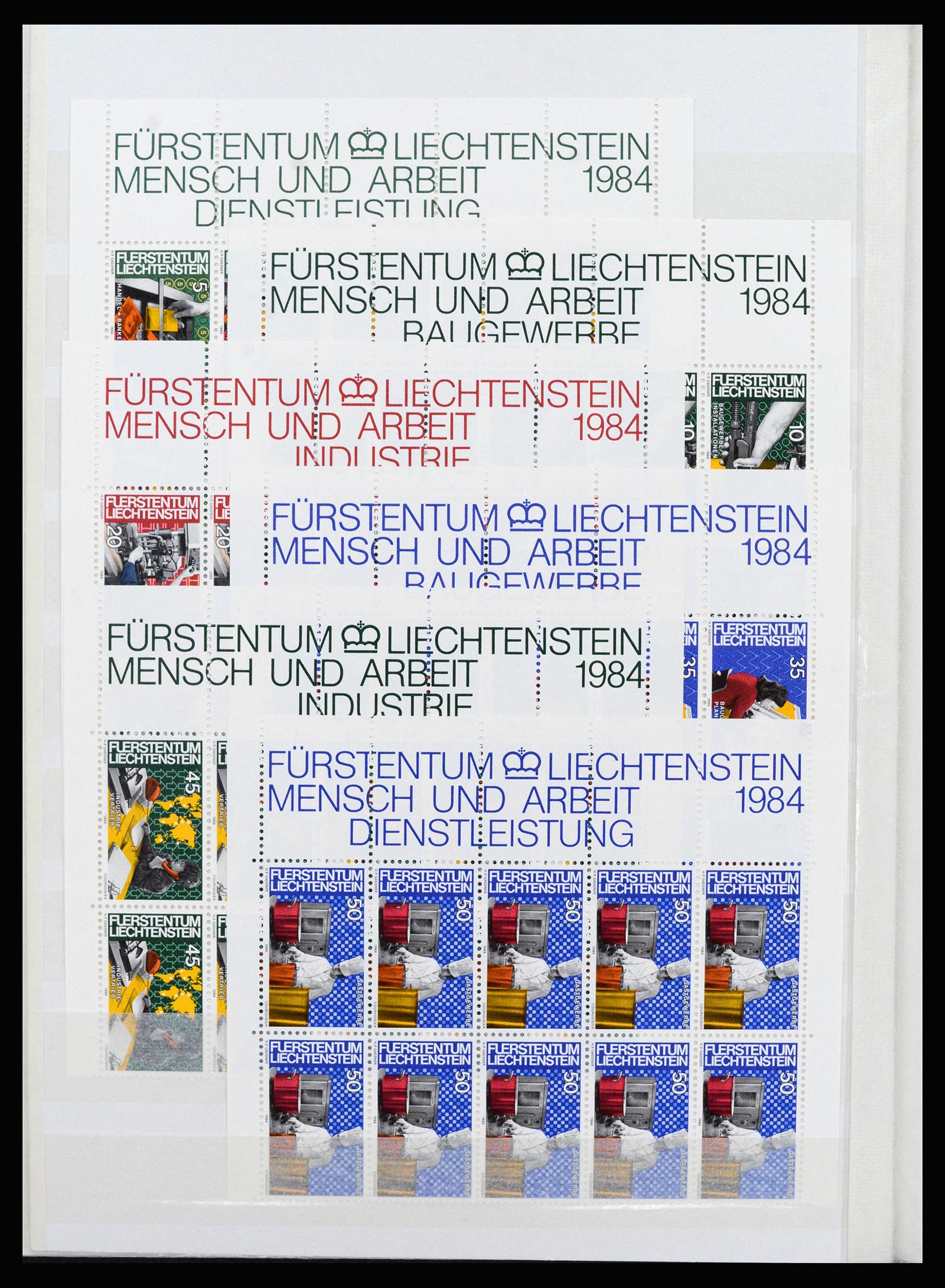 37261 078 - Postzegelverzameling 37261 Liechtenstein 1961-1995.
