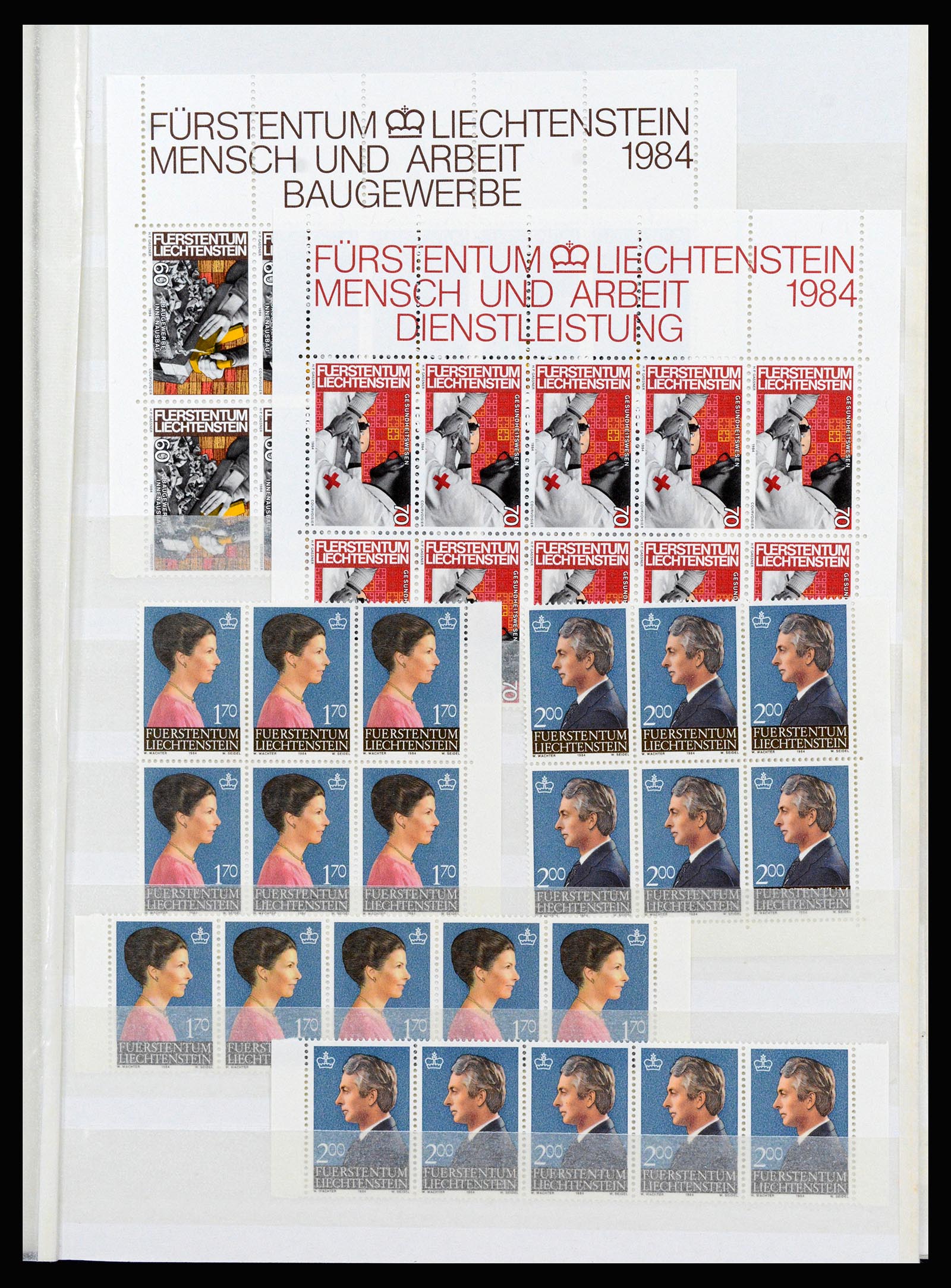 37261 079 - Postzegelverzameling 37261 Liechtenstein 1961-1995.