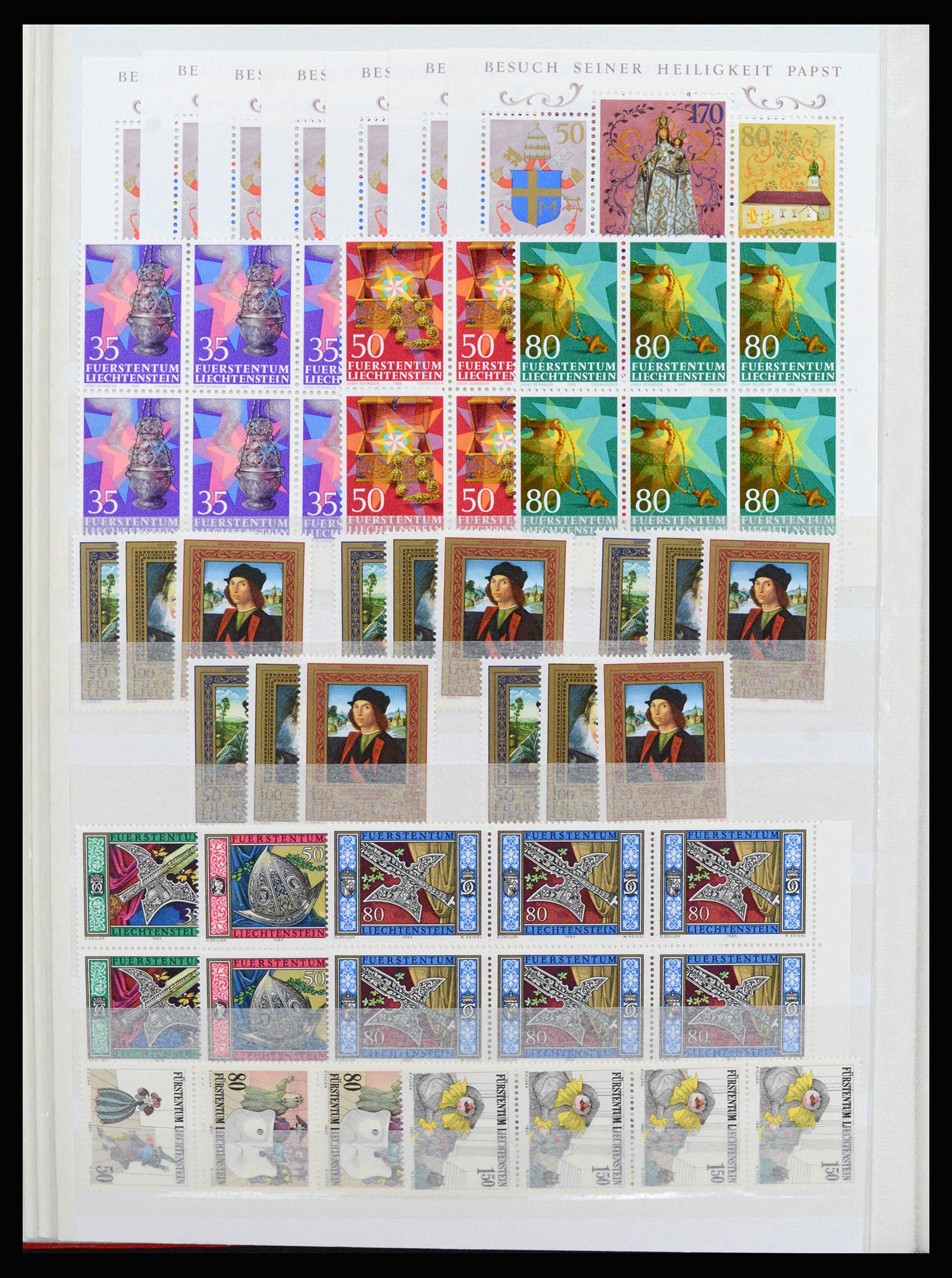 37261 082 - Postzegelverzameling 37261 Liechtenstein 1961-1995.