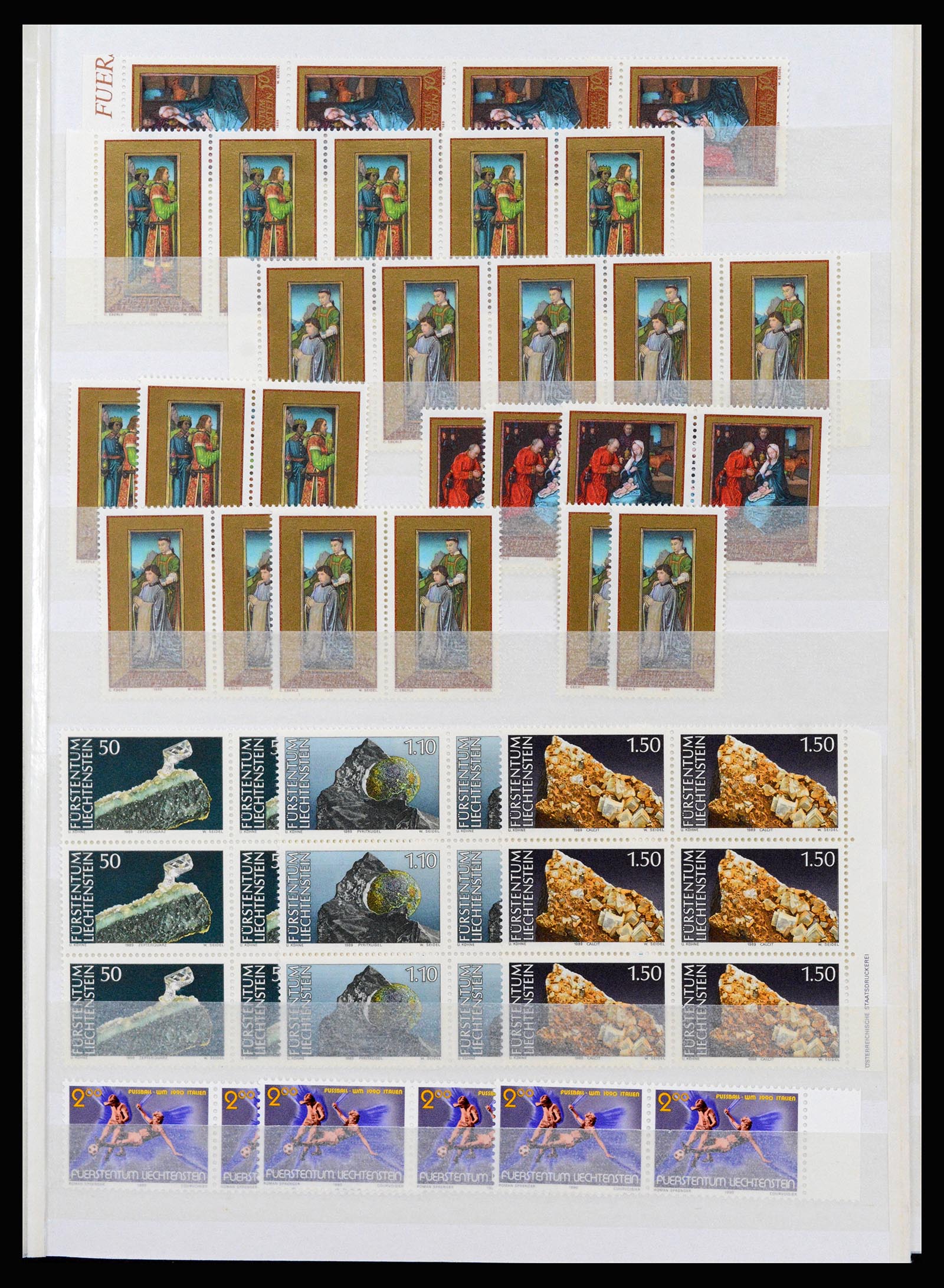37261 095 - Postzegelverzameling 37261 Liechtenstein 1961-1995.