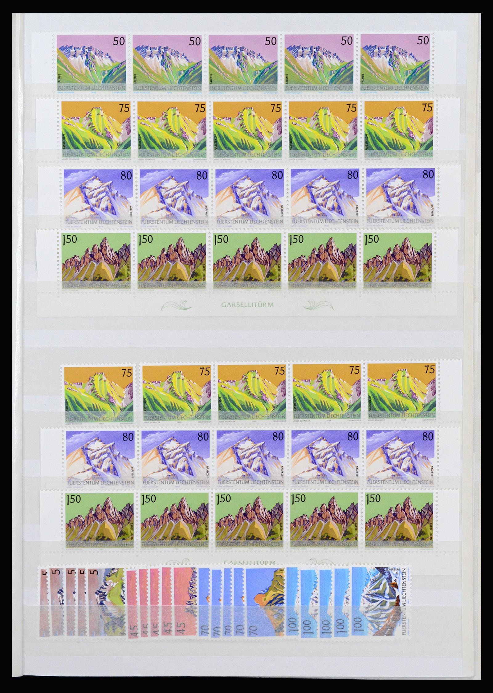 37261 097 - Postzegelverzameling 37261 Liechtenstein 1961-1995.