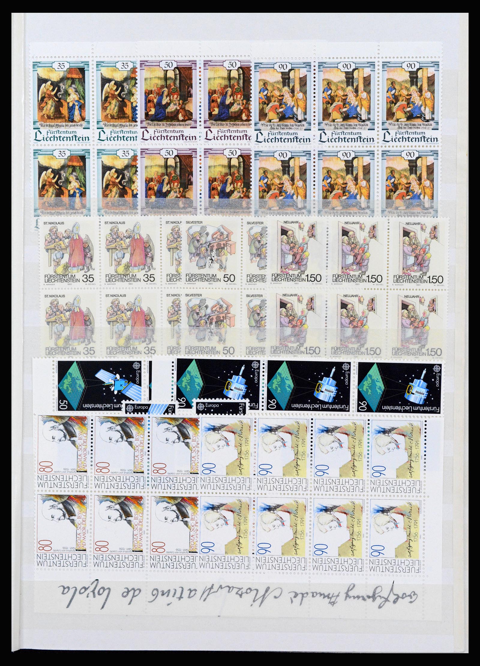 37261 103 - Postzegelverzameling 37261 Liechtenstein 1961-1995.