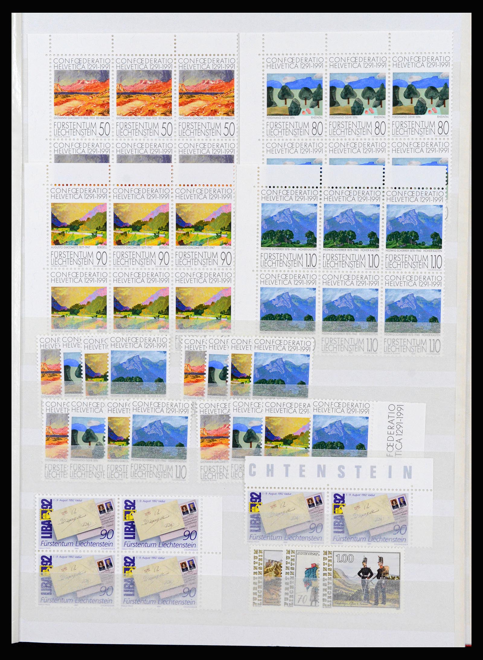 37261 105 - Postzegelverzameling 37261 Liechtenstein 1961-1995.