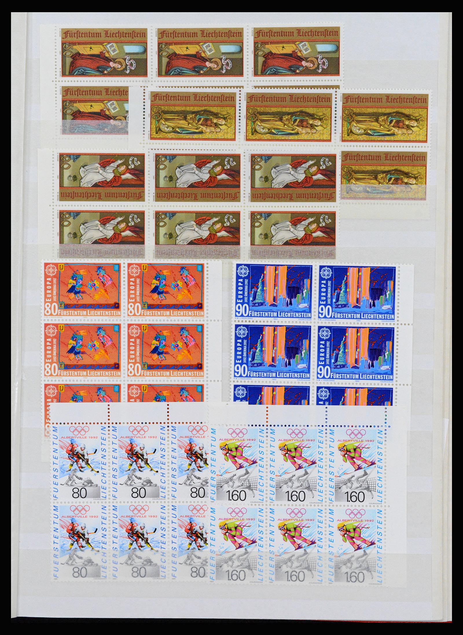 37261 107 - Postzegelverzameling 37261 Liechtenstein 1961-1995.