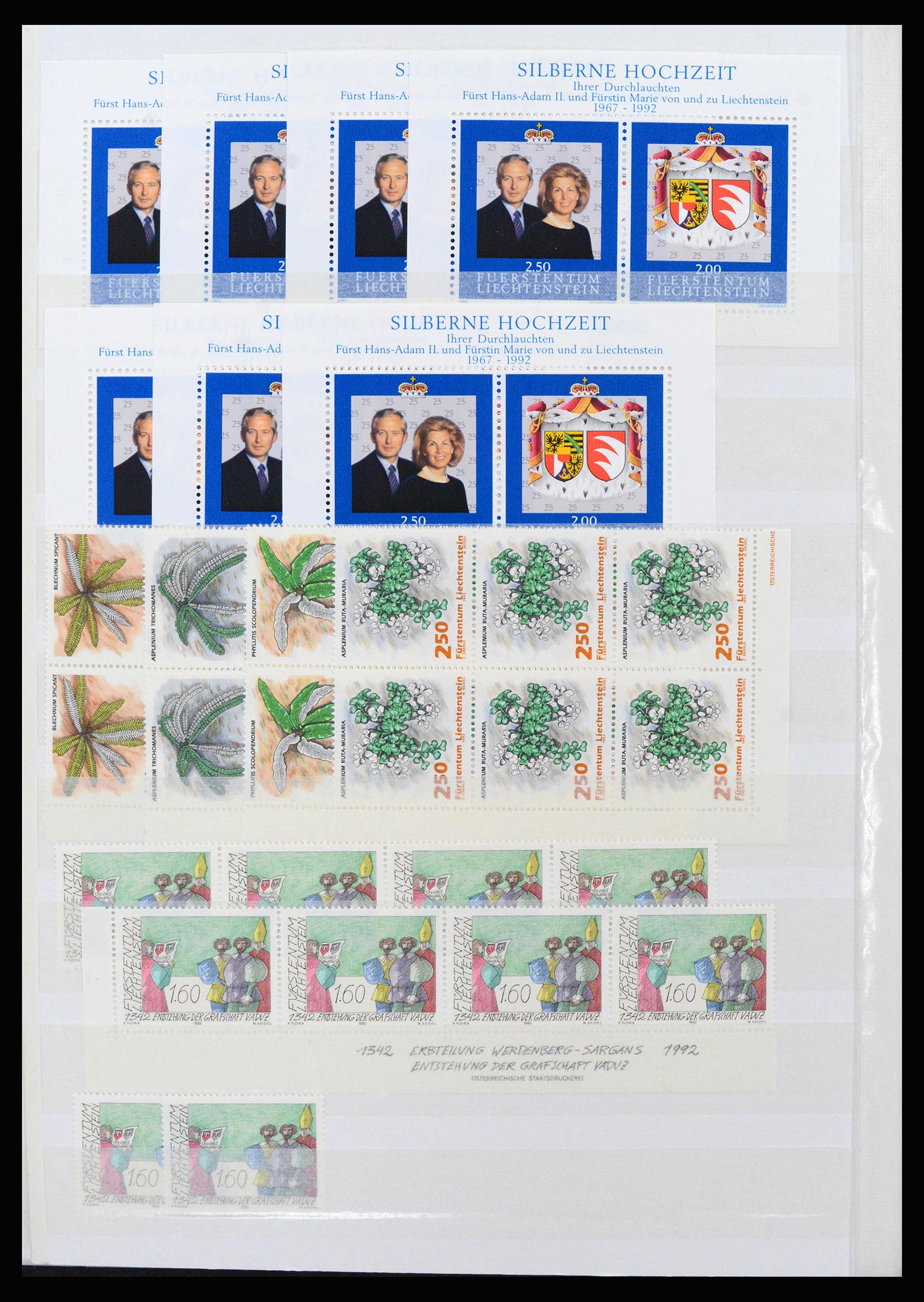 37261 108 - Postzegelverzameling 37261 Liechtenstein 1961-1995.