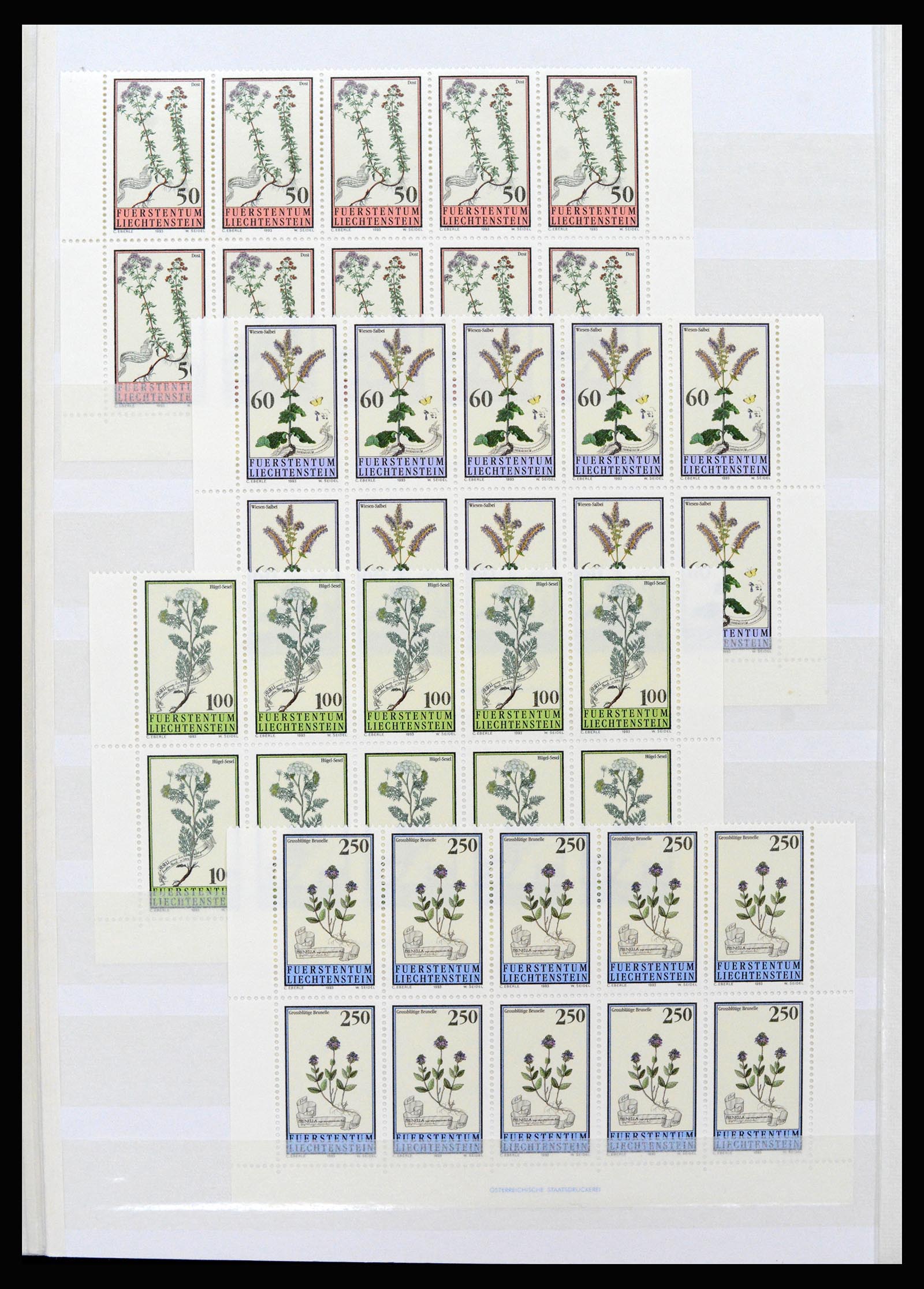 37261 112 - Stamp collection 37261 Liechtenstein 1961-1995.