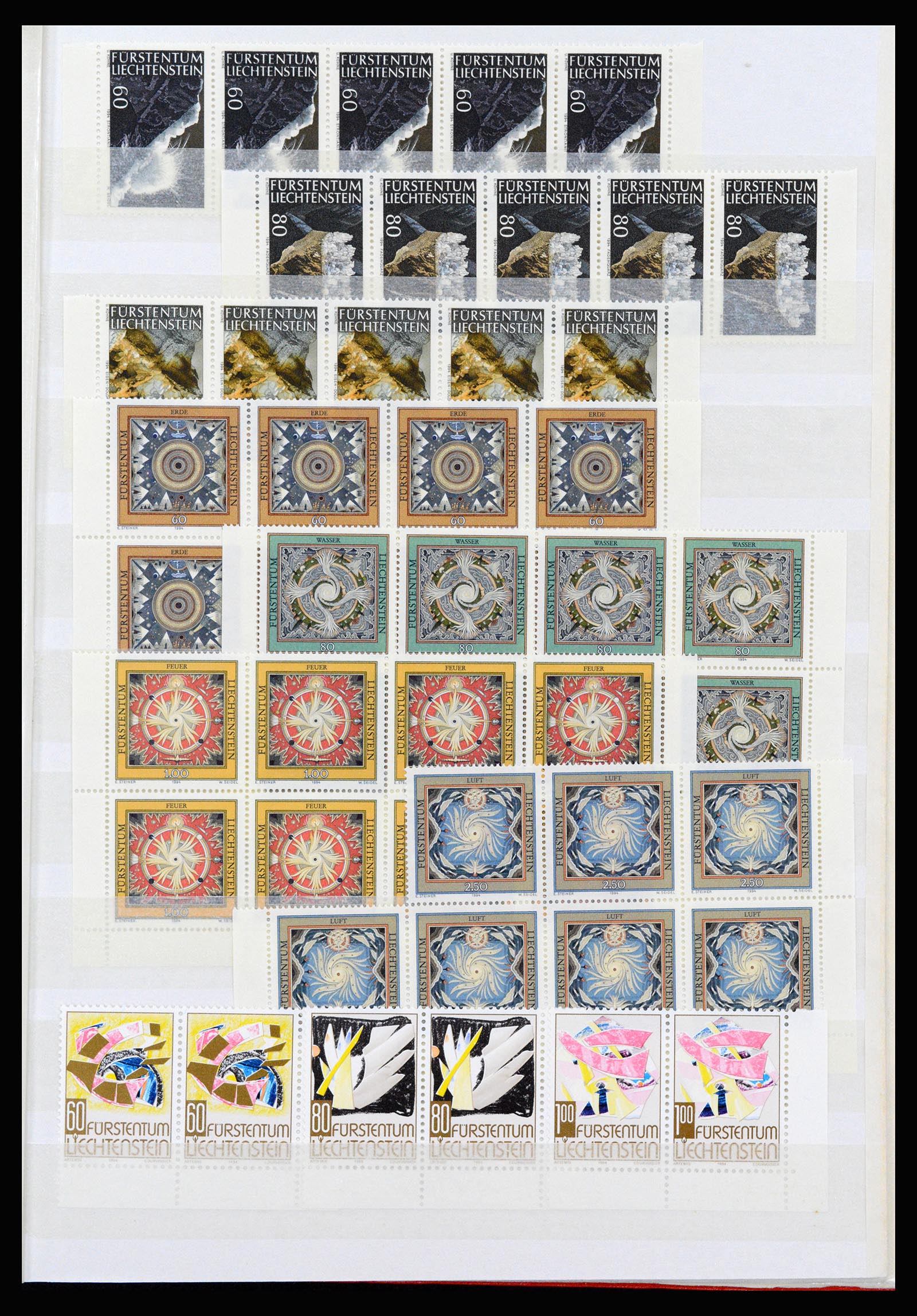 37261 115 - Postzegelverzameling 37261 Liechtenstein 1961-1995.