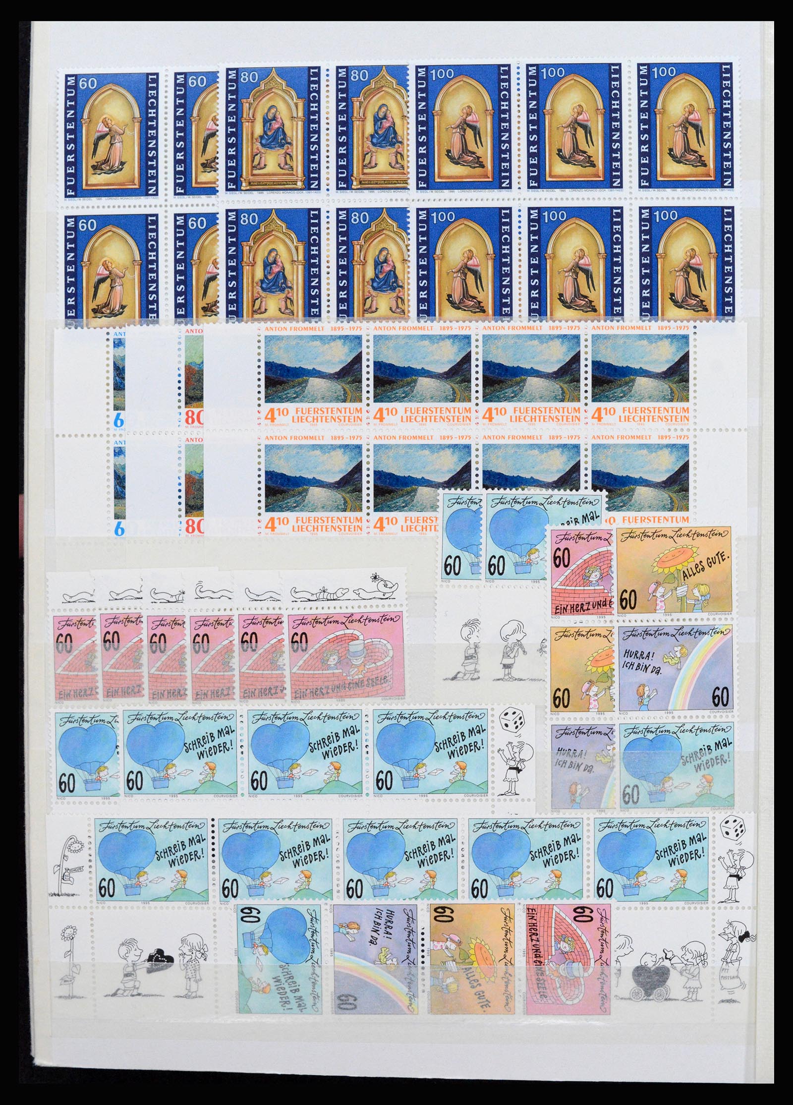 37261 118 - Postzegelverzameling 37261 Liechtenstein 1961-1995.