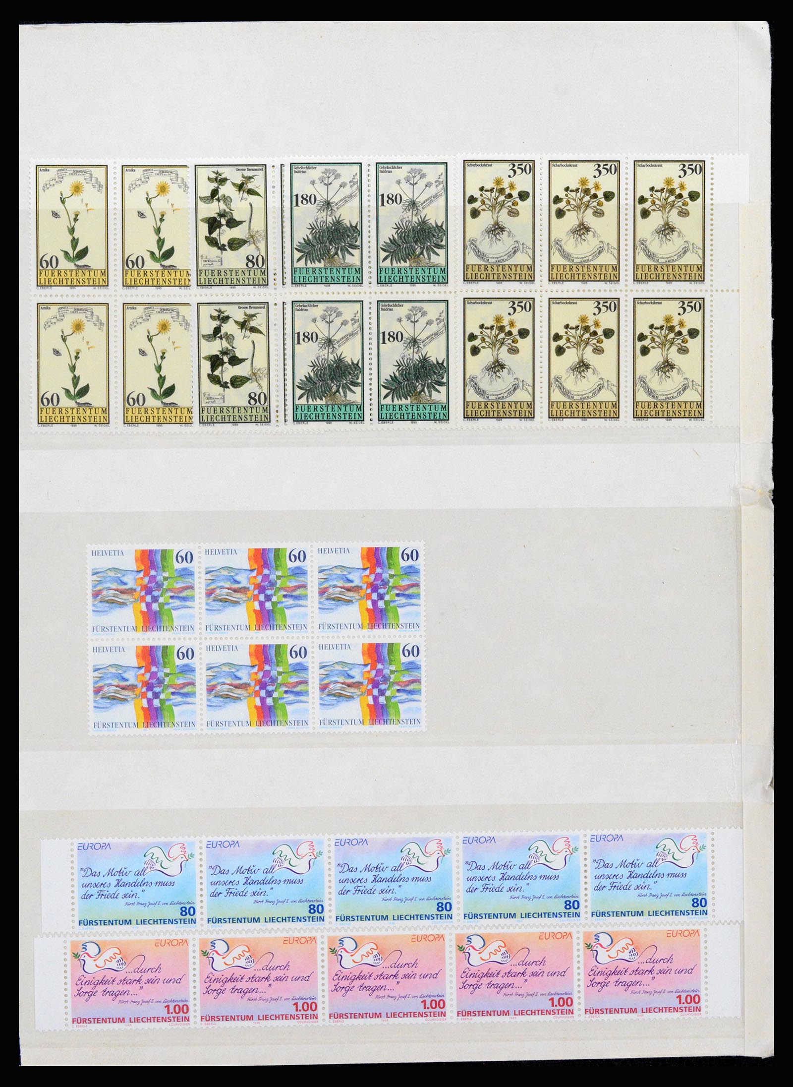 37261 119 - Postzegelverzameling 37261 Liechtenstein 1961-1995.