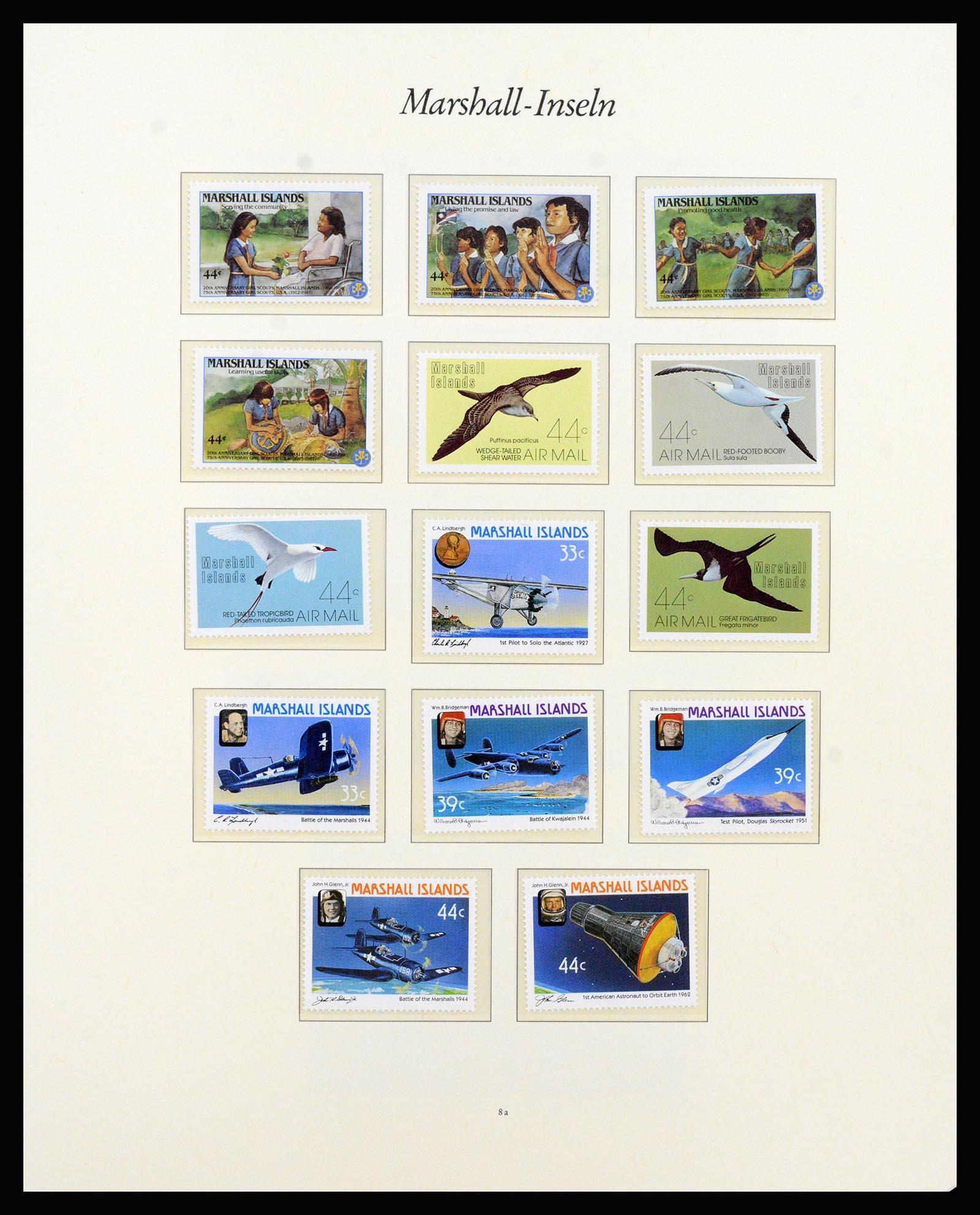 37262 015 - Postzegelverzameling 37262 Marshall eilanden 1984-1993.