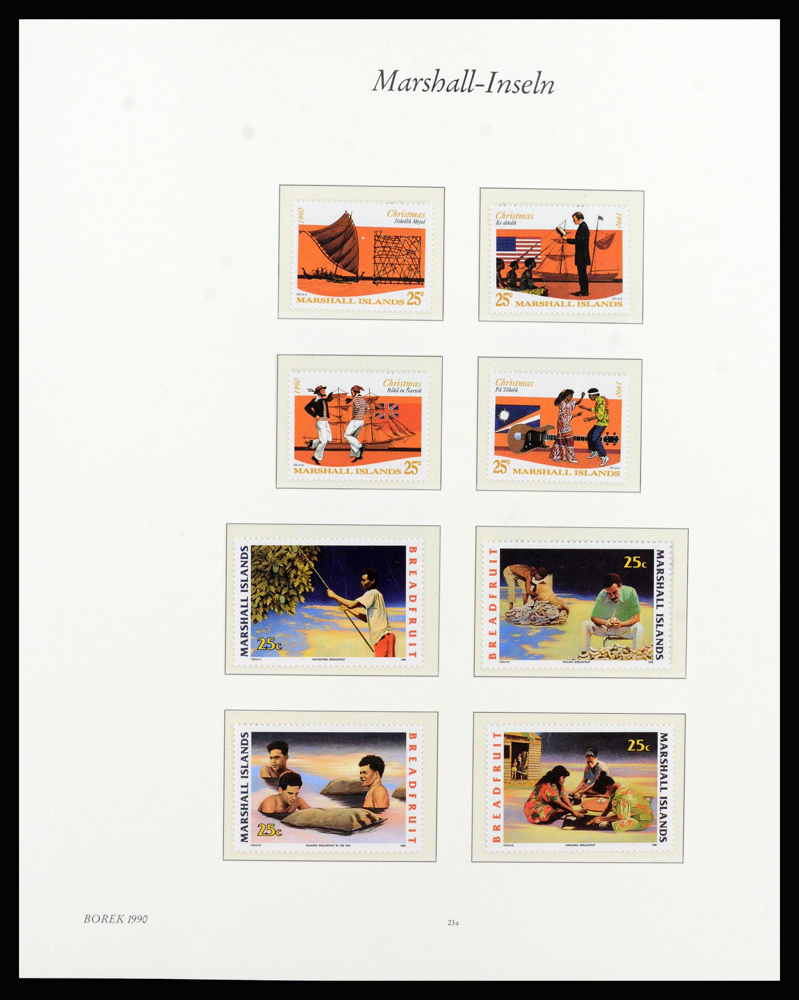 37262 041 - Postzegelverzameling 37262 Marshall eilanden 1984-1993.
