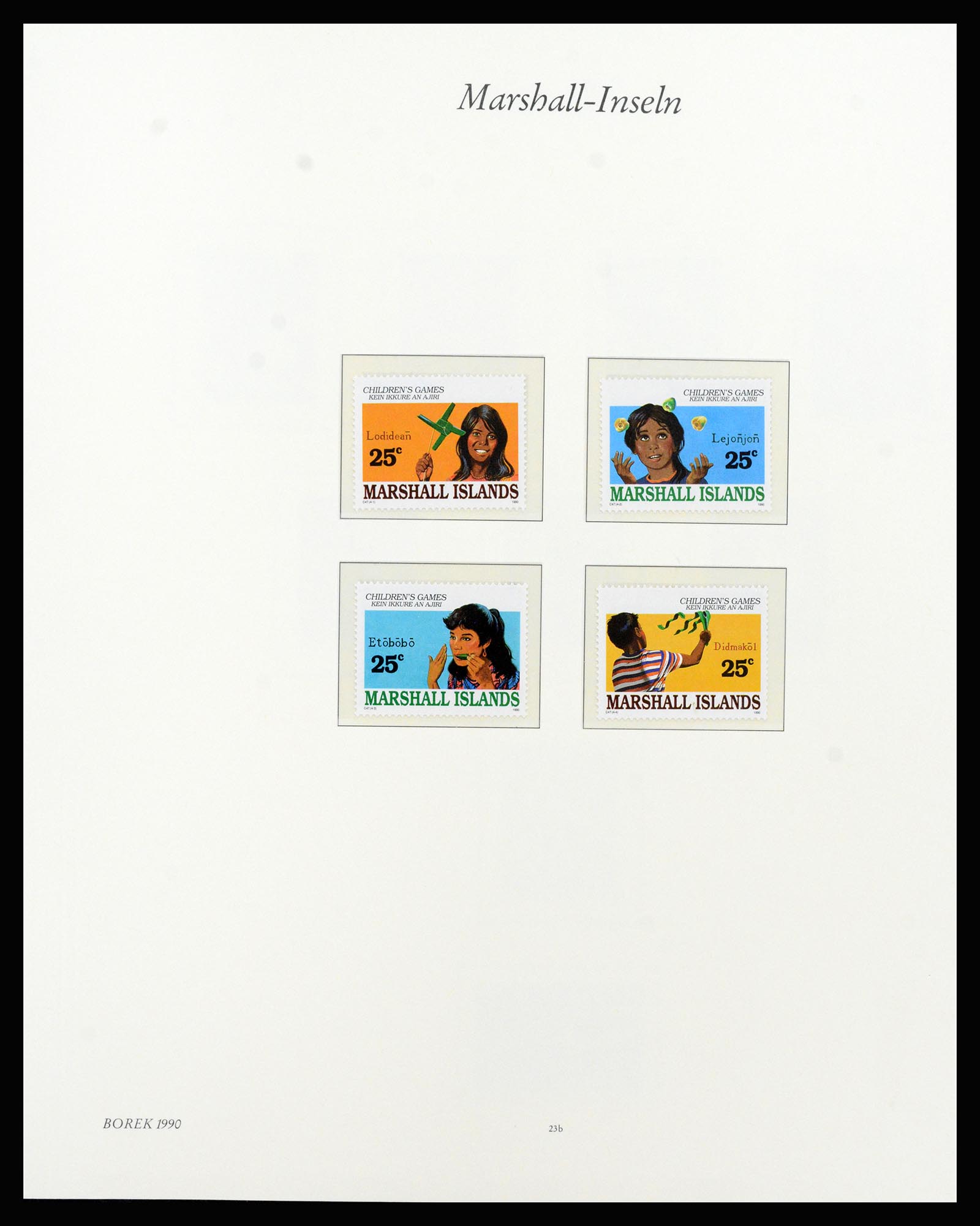 37262 042 - Postzegelverzameling 37262 Marshall eilanden 1984-1993.