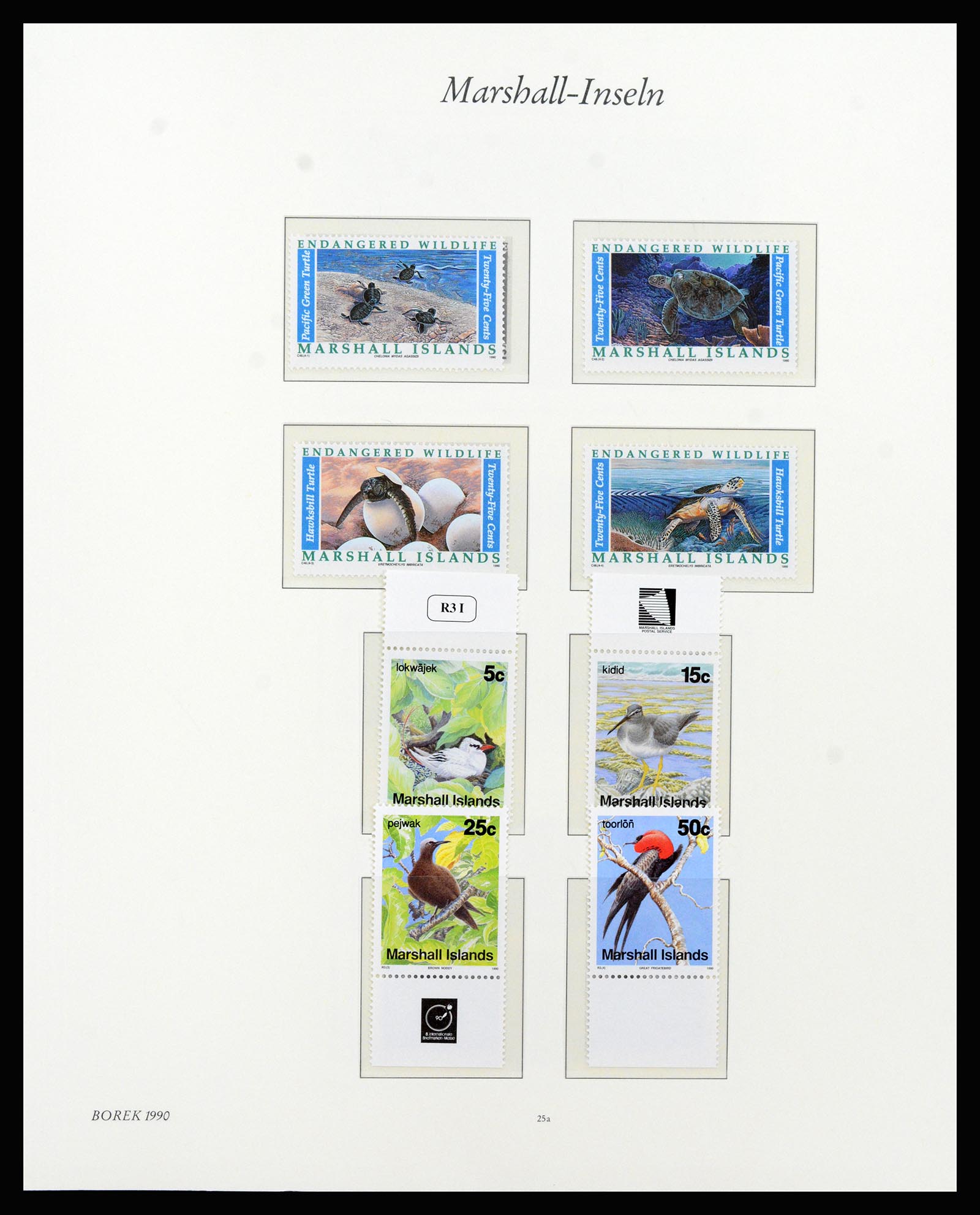 37262 045 - Postzegelverzameling 37262 Marshall eilanden 1984-1993.