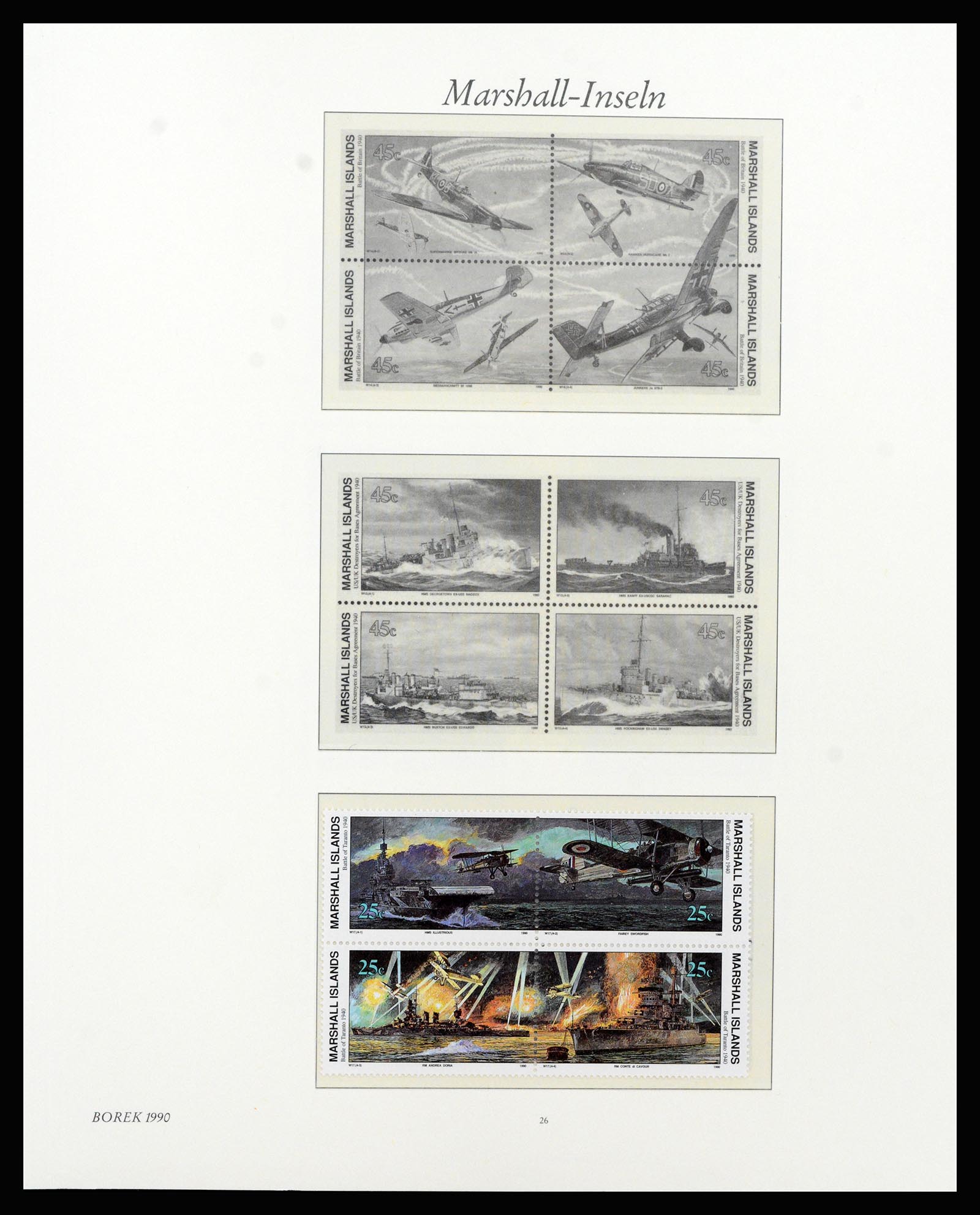 37262 046 - Postzegelverzameling 37262 Marshall eilanden 1984-1993.