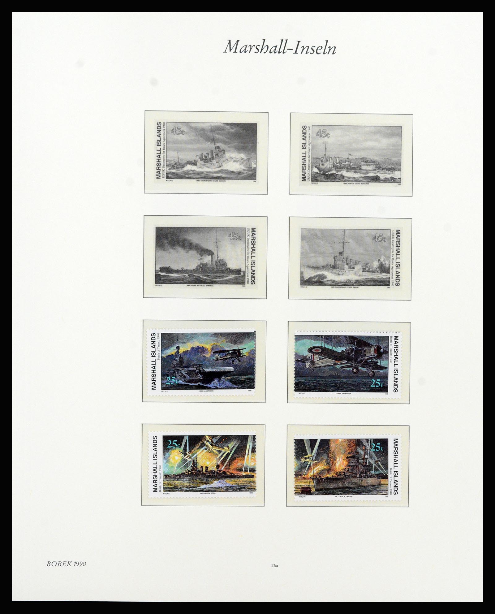37262 047 - Postzegelverzameling 37262 Marshall eilanden 1984-1993.