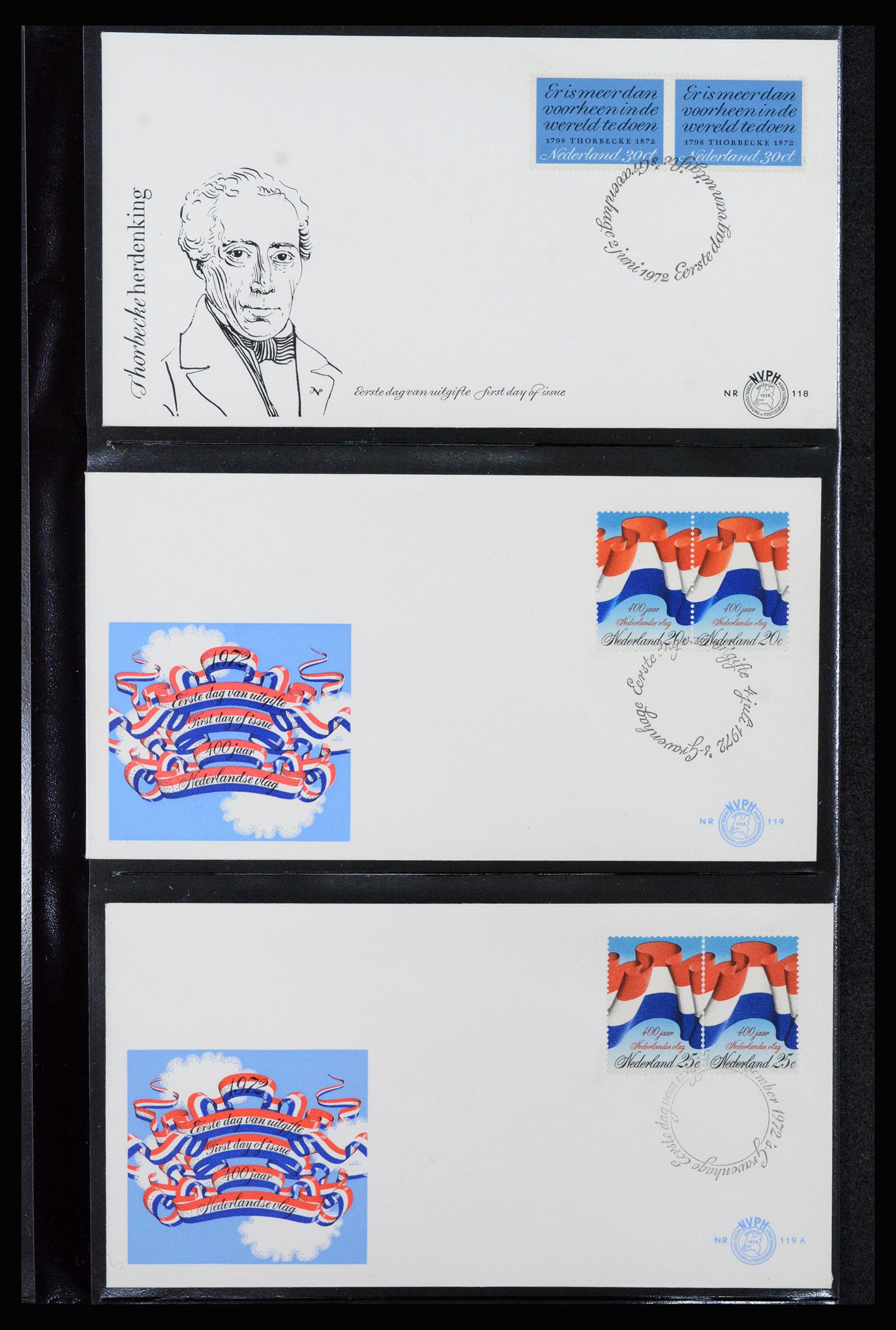 37264 040 - Stamp collection 37264 Netherlands FDC's 1950-1975.