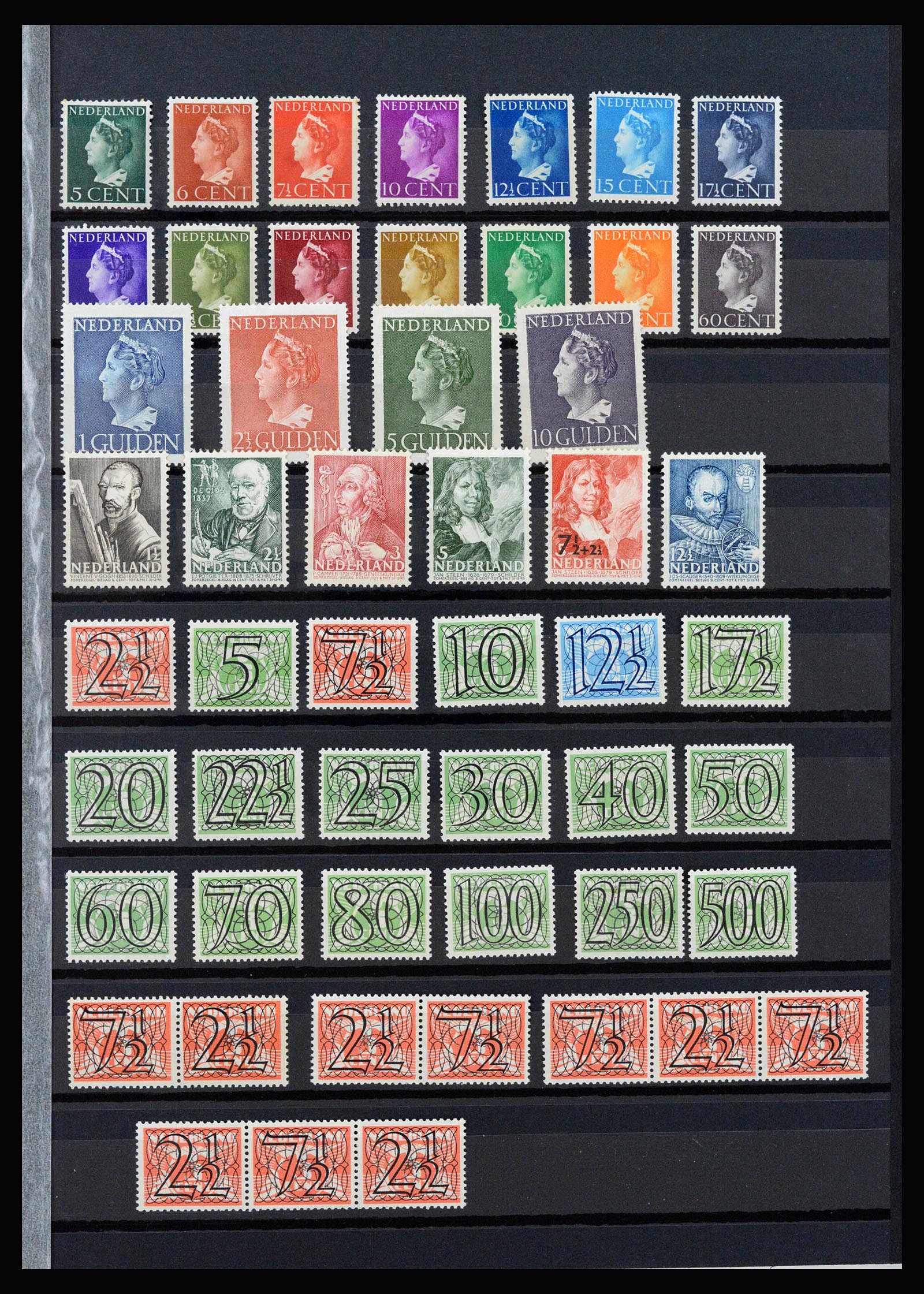 37266 001 - Postzegelverzameling 37266 Nederland 1876-1969.