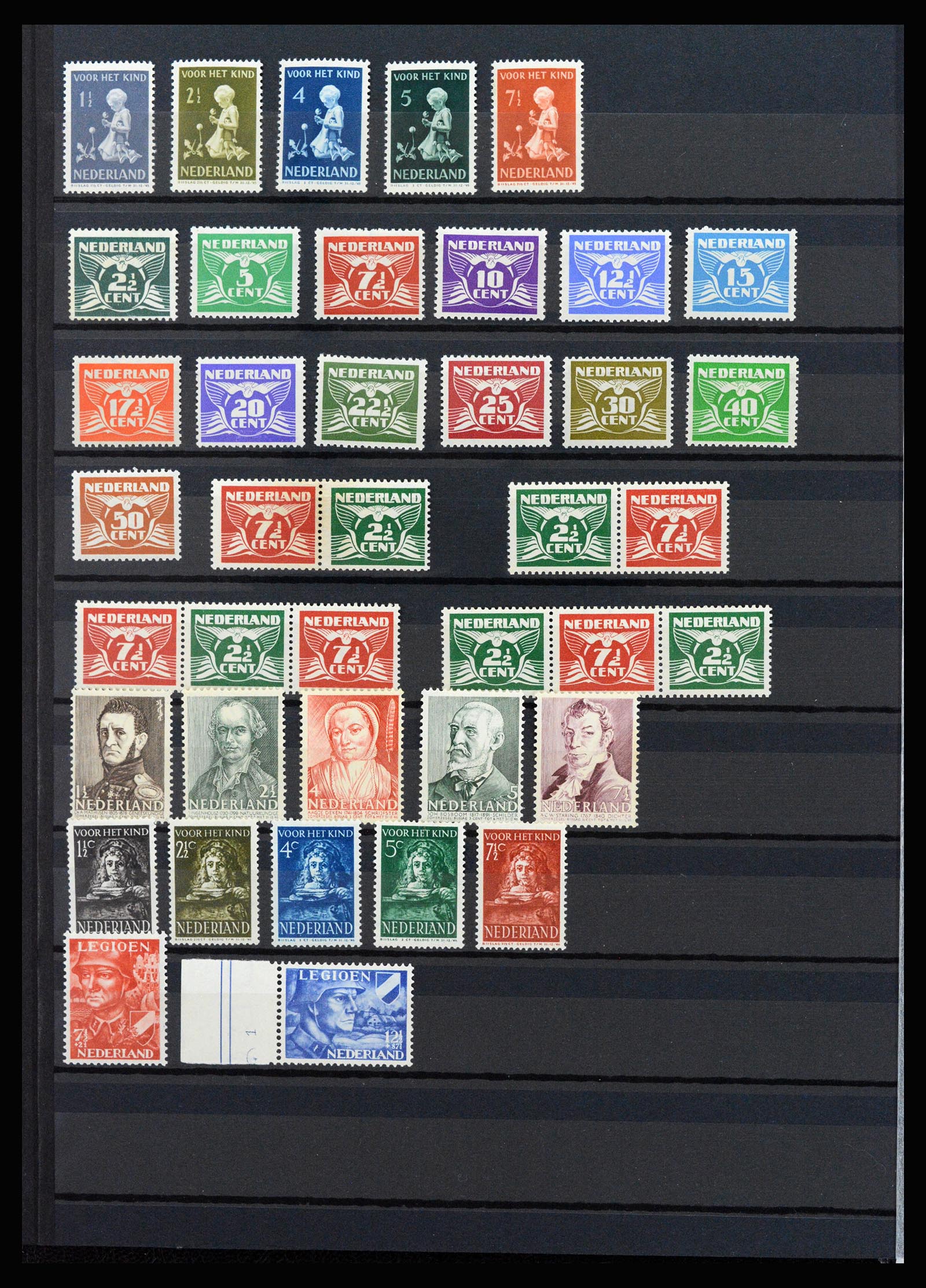 37266 002 - Postzegelverzameling 37266 Nederland 1876-1969.