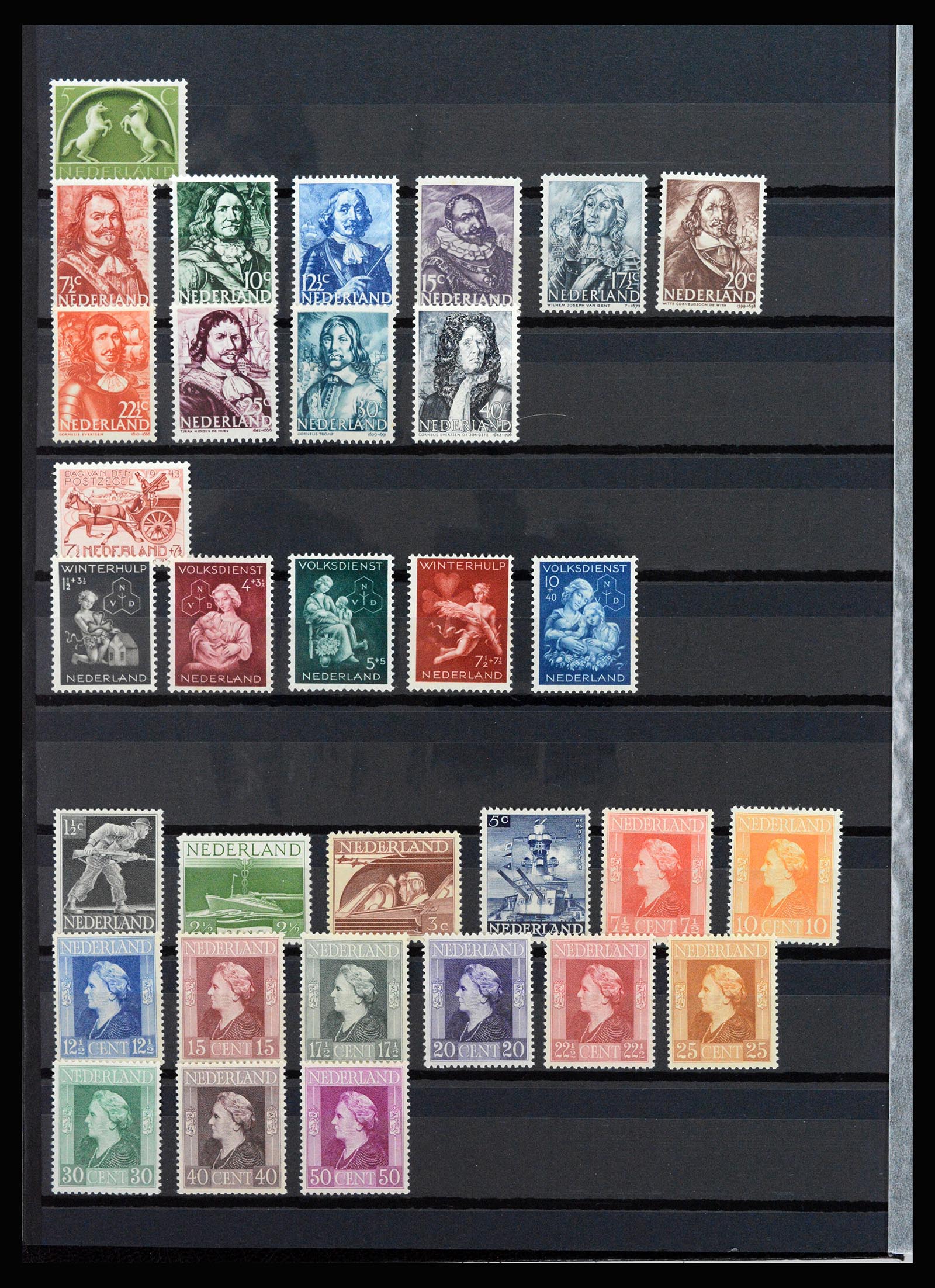 37266 004 - Postzegelverzameling 37266 Nederland 1876-1969.