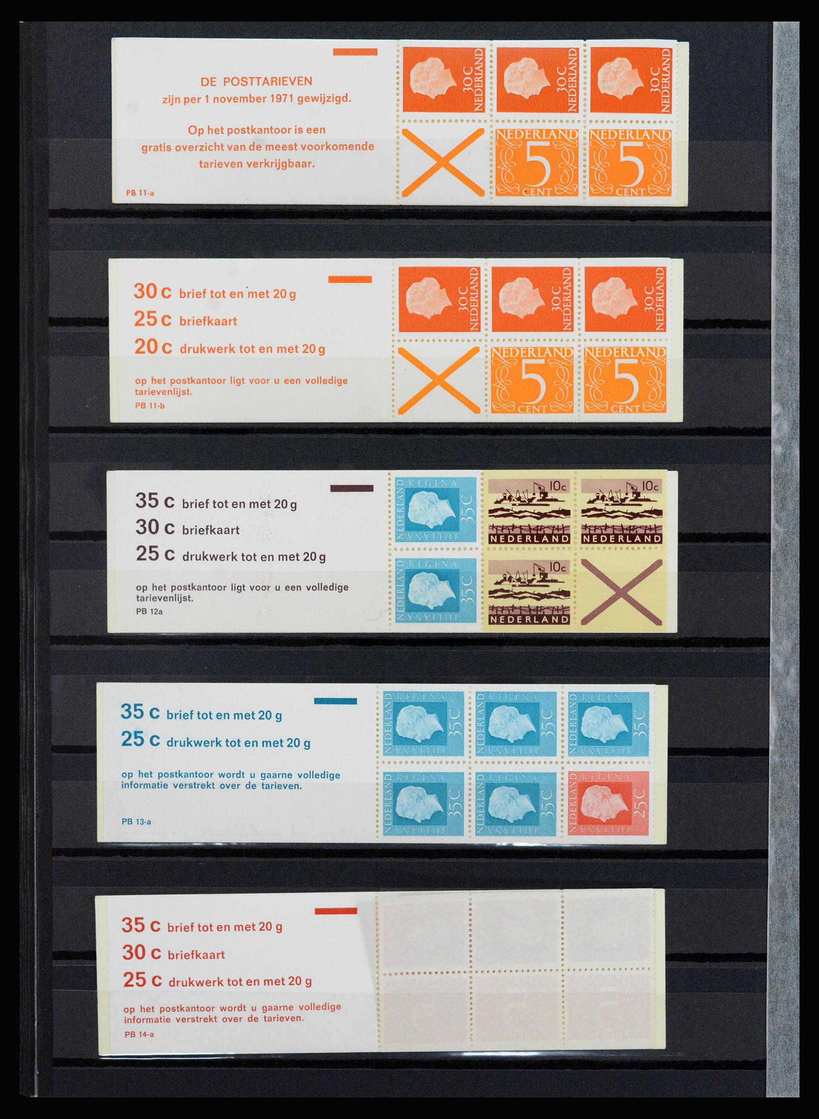 37266 024 - Postzegelverzameling 37266 Nederland 1876-1969.