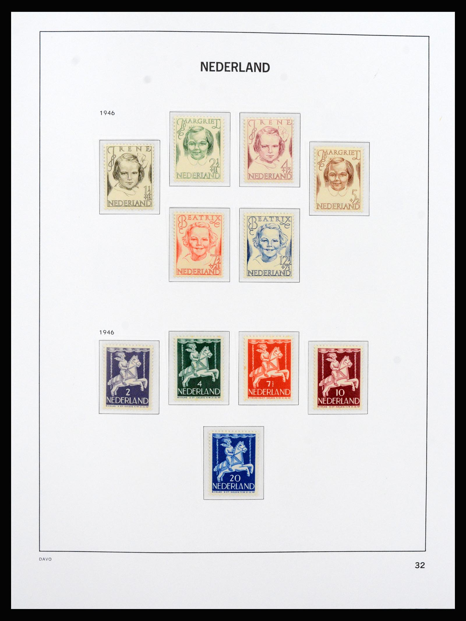 37266 036 - Postzegelverzameling 37266 Nederland 1876-1969.