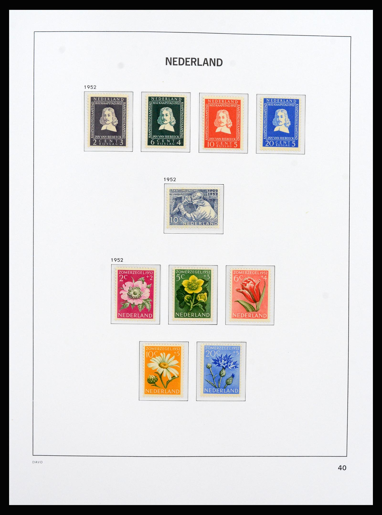 37266 044 - Postzegelverzameling 37266 Nederland 1876-1969.