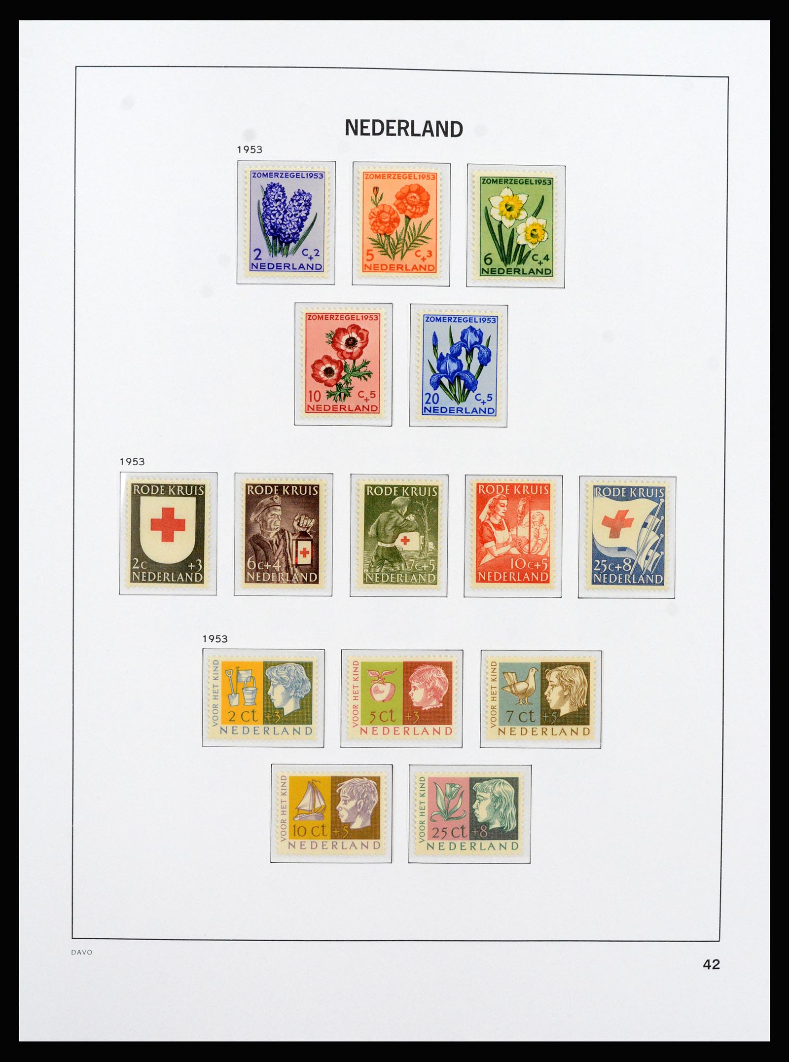 37266 046 - Postzegelverzameling 37266 Nederland 1876-1969.