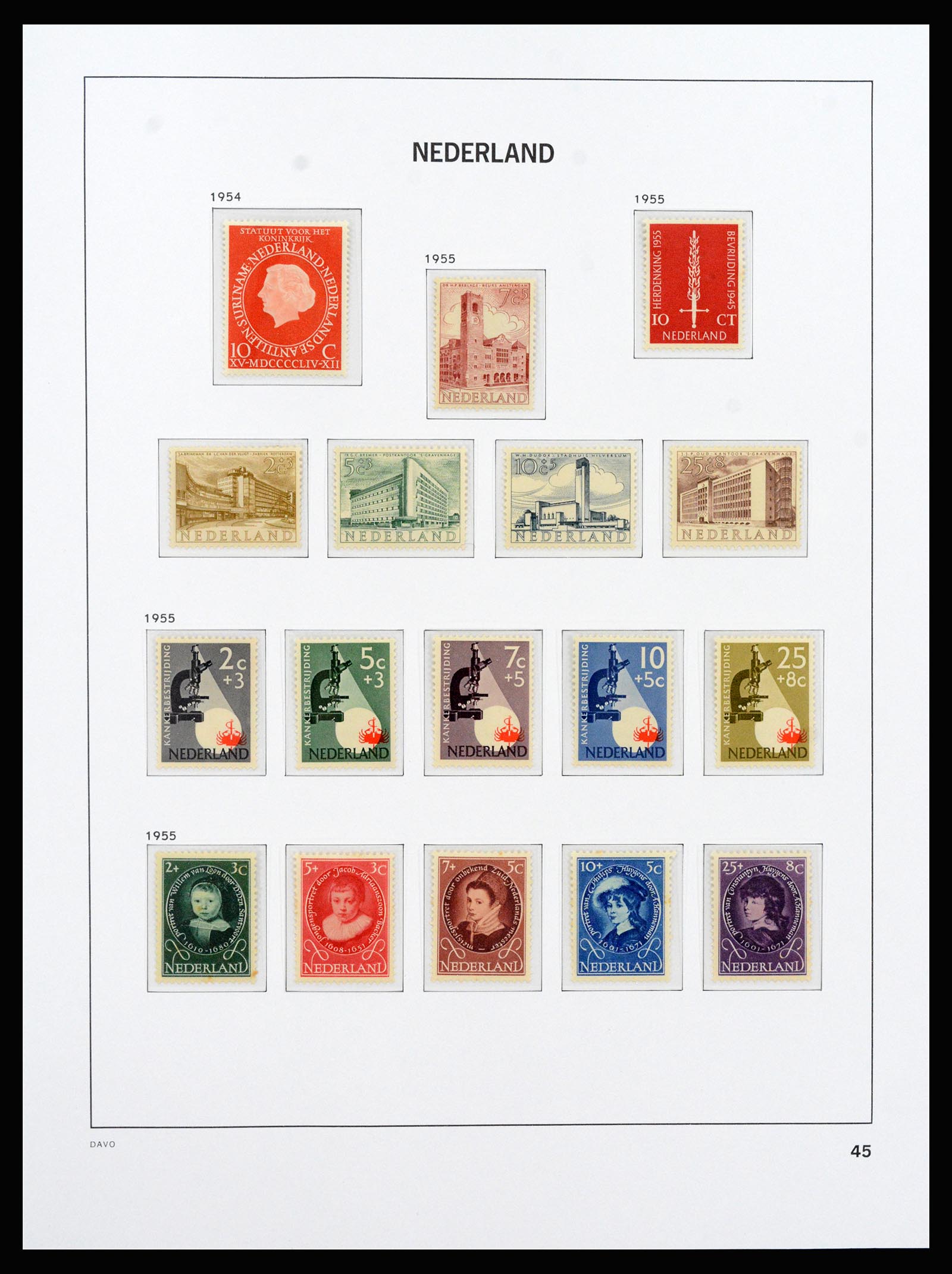 37266 050 - Postzegelverzameling 37266 Nederland 1876-1969.