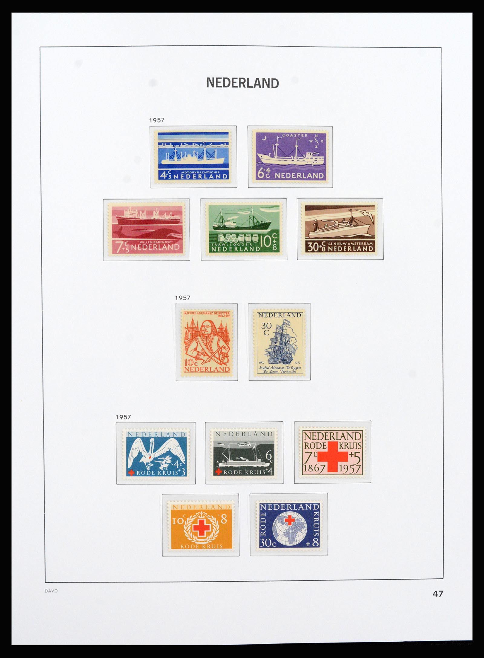 37266 052 - Postzegelverzameling 37266 Nederland 1876-1969.