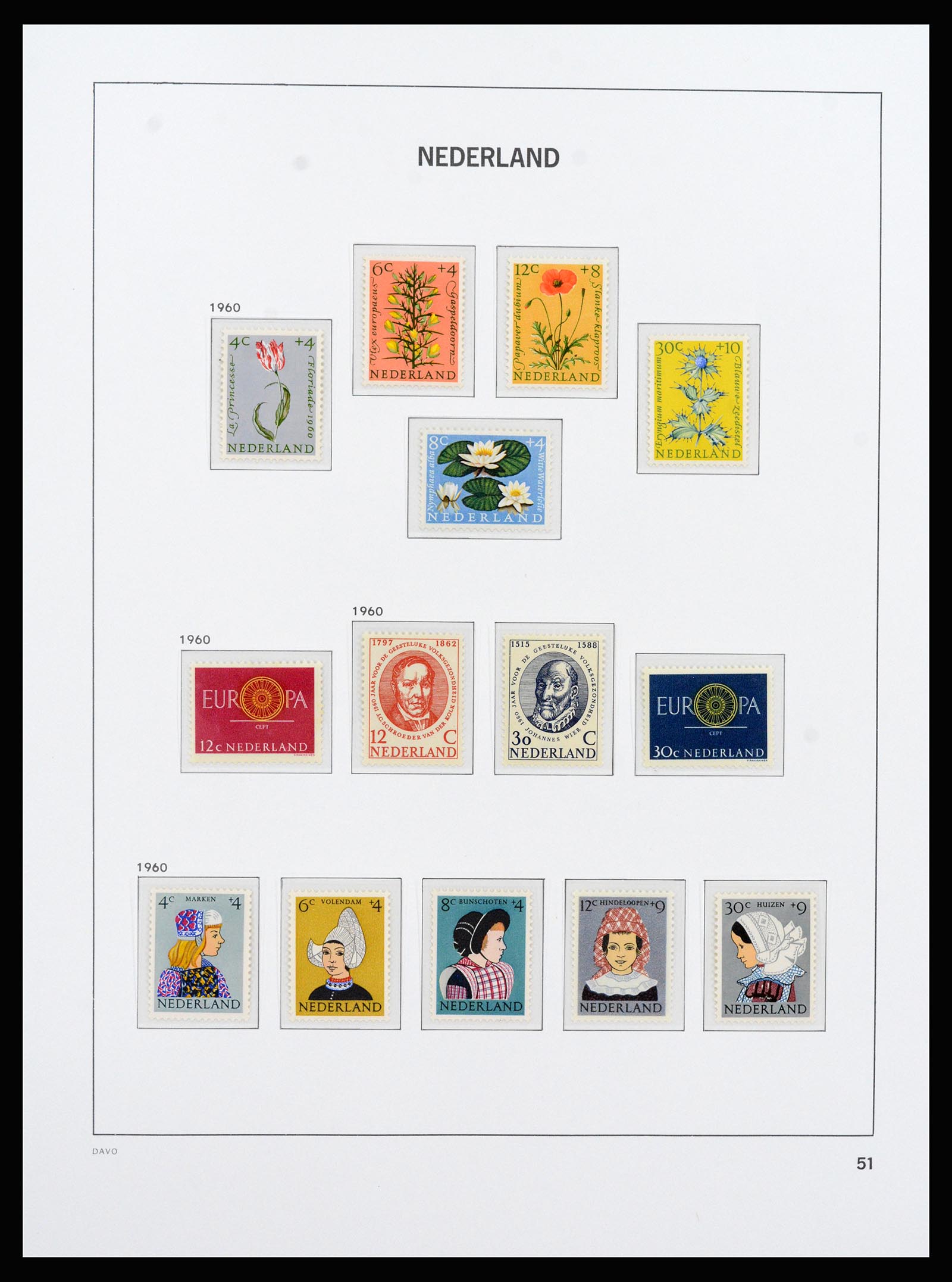 37266 056 - Postzegelverzameling 37266 Nederland 1876-1969.