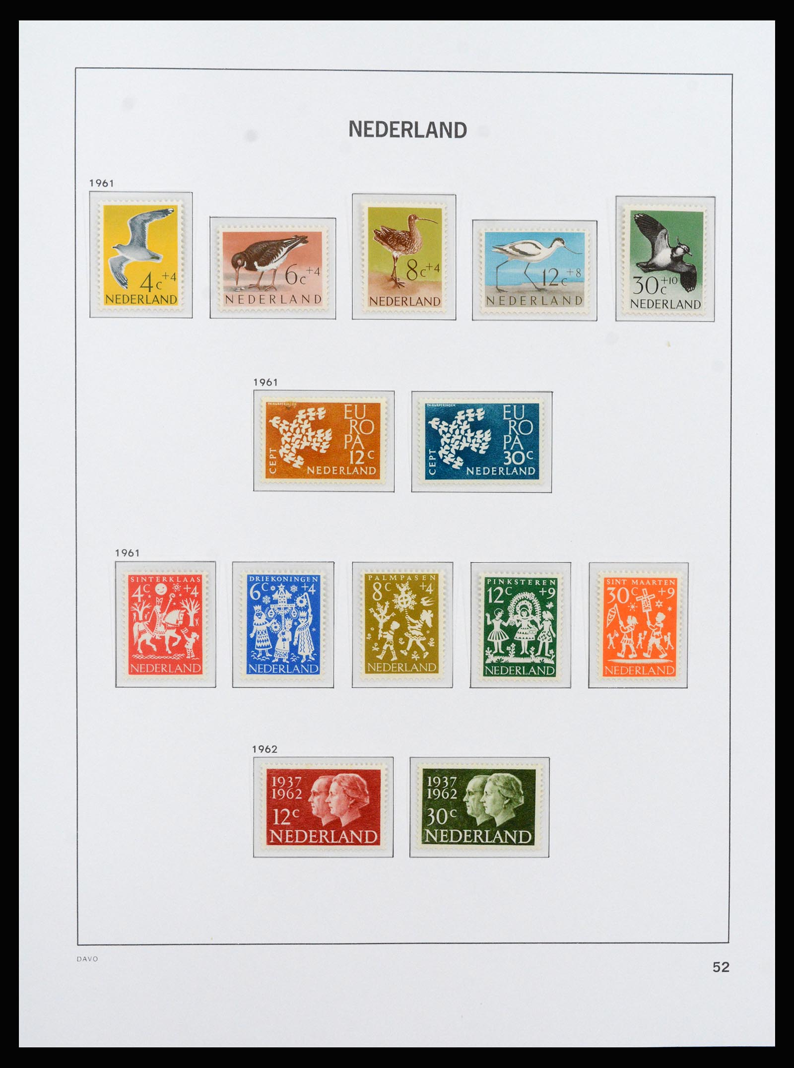 37266 057 - Postzegelverzameling 37266 Nederland 1876-1969.